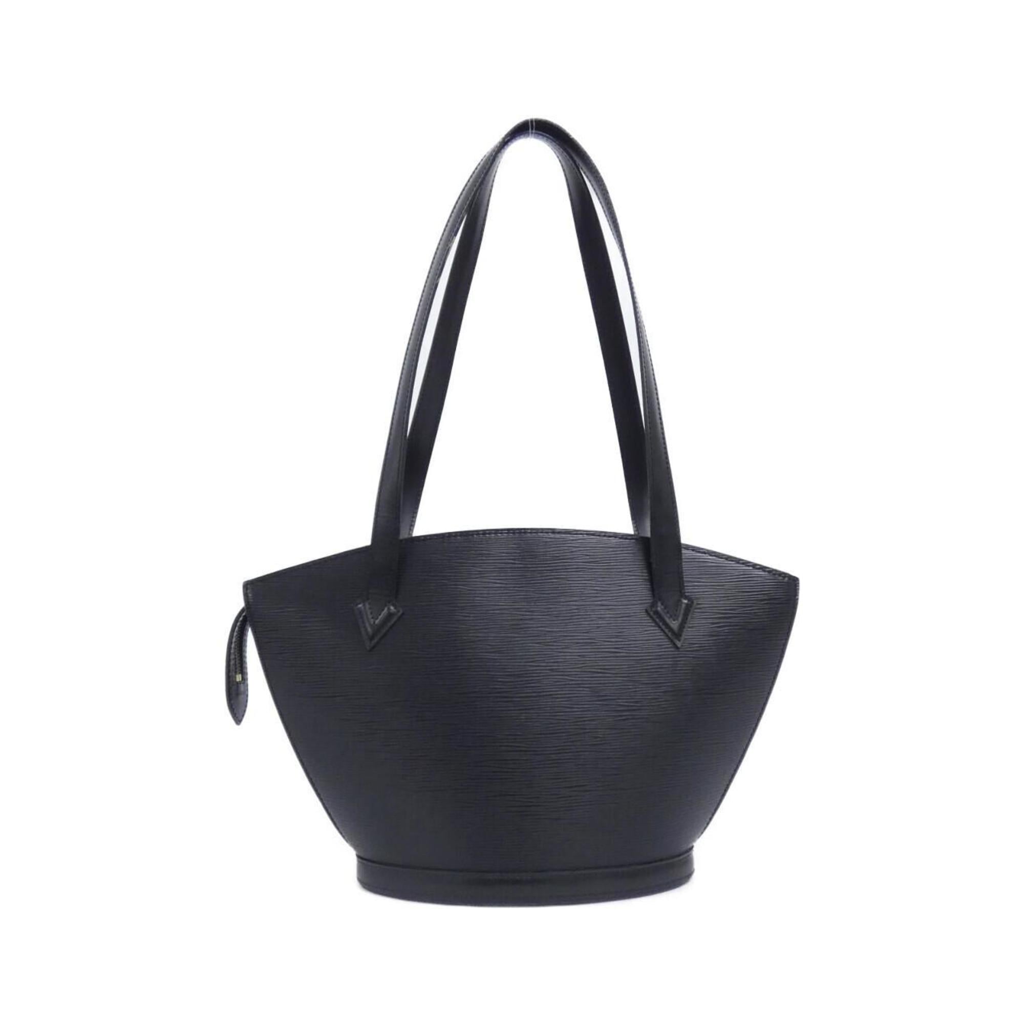 Louis Vuitton Black Leather Shoulder Bag (Pre-Owned)