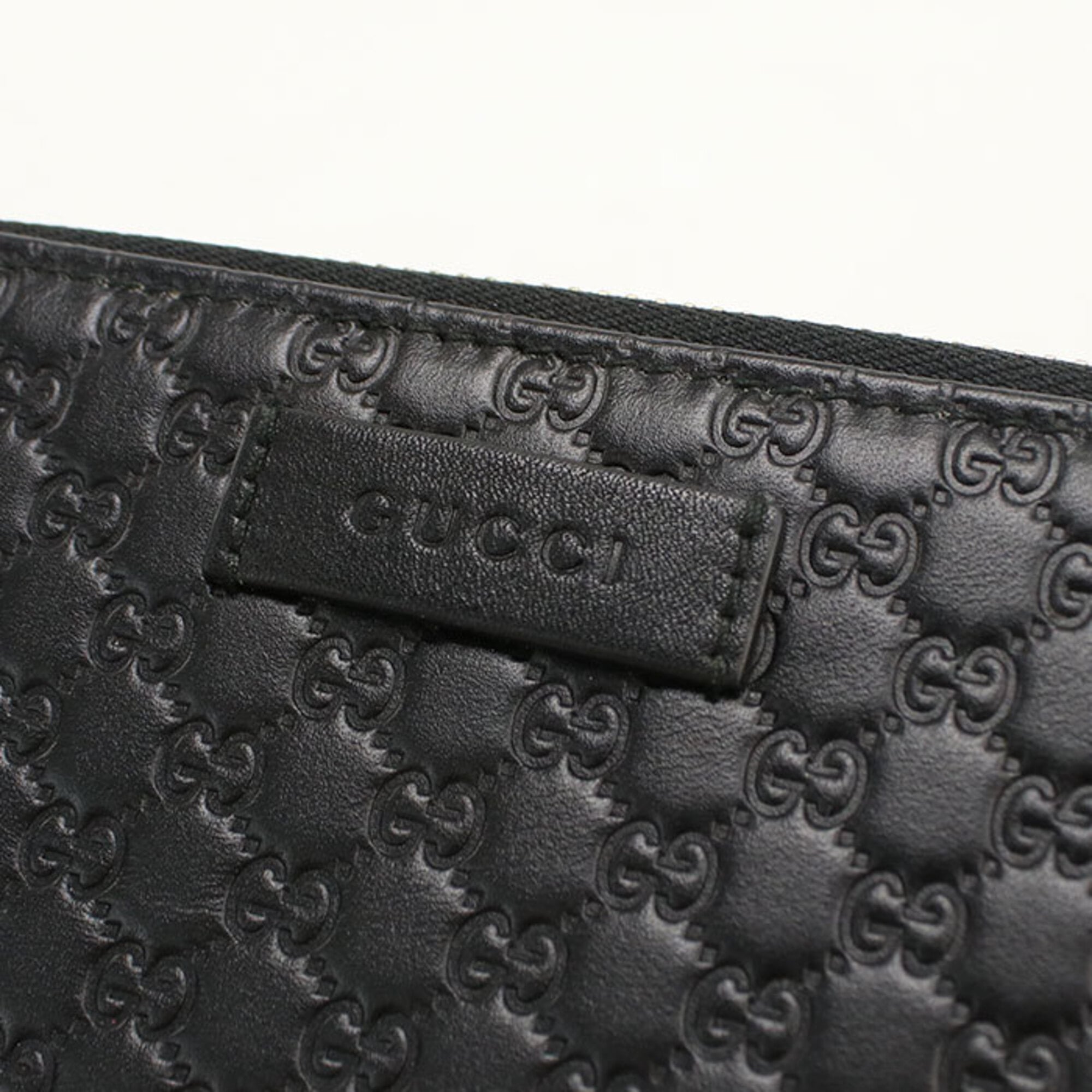 Gucci Black Leather Long Wallet (Bi-Fold) (Pre-Owned)