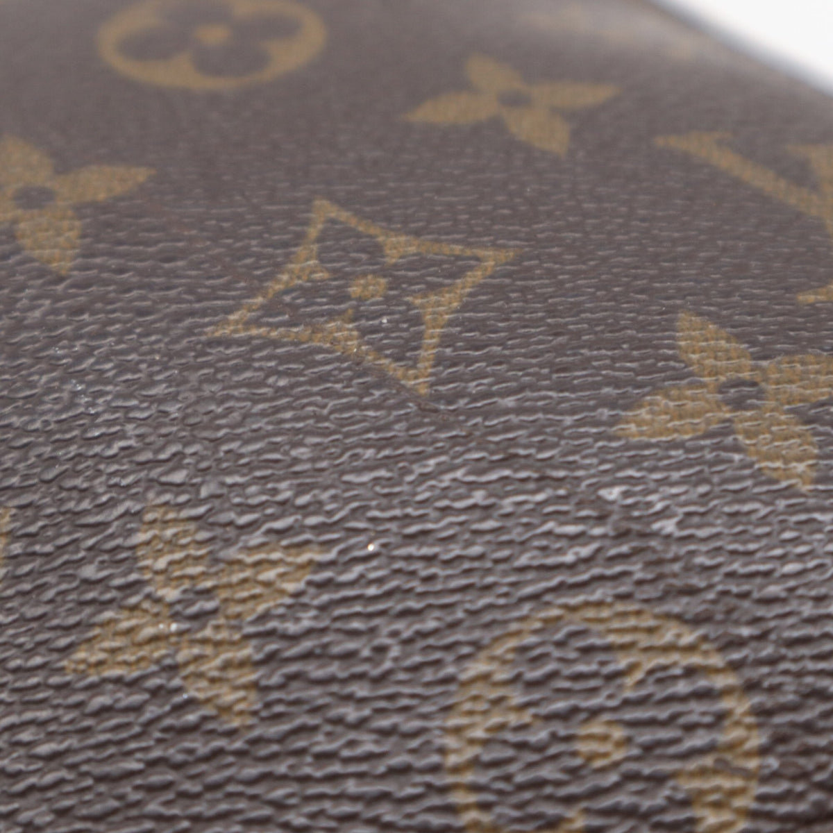 Louis Vuitton Beige Brown Galle Monogram Coated Canvas Leather Handbag (Pre-Owned)