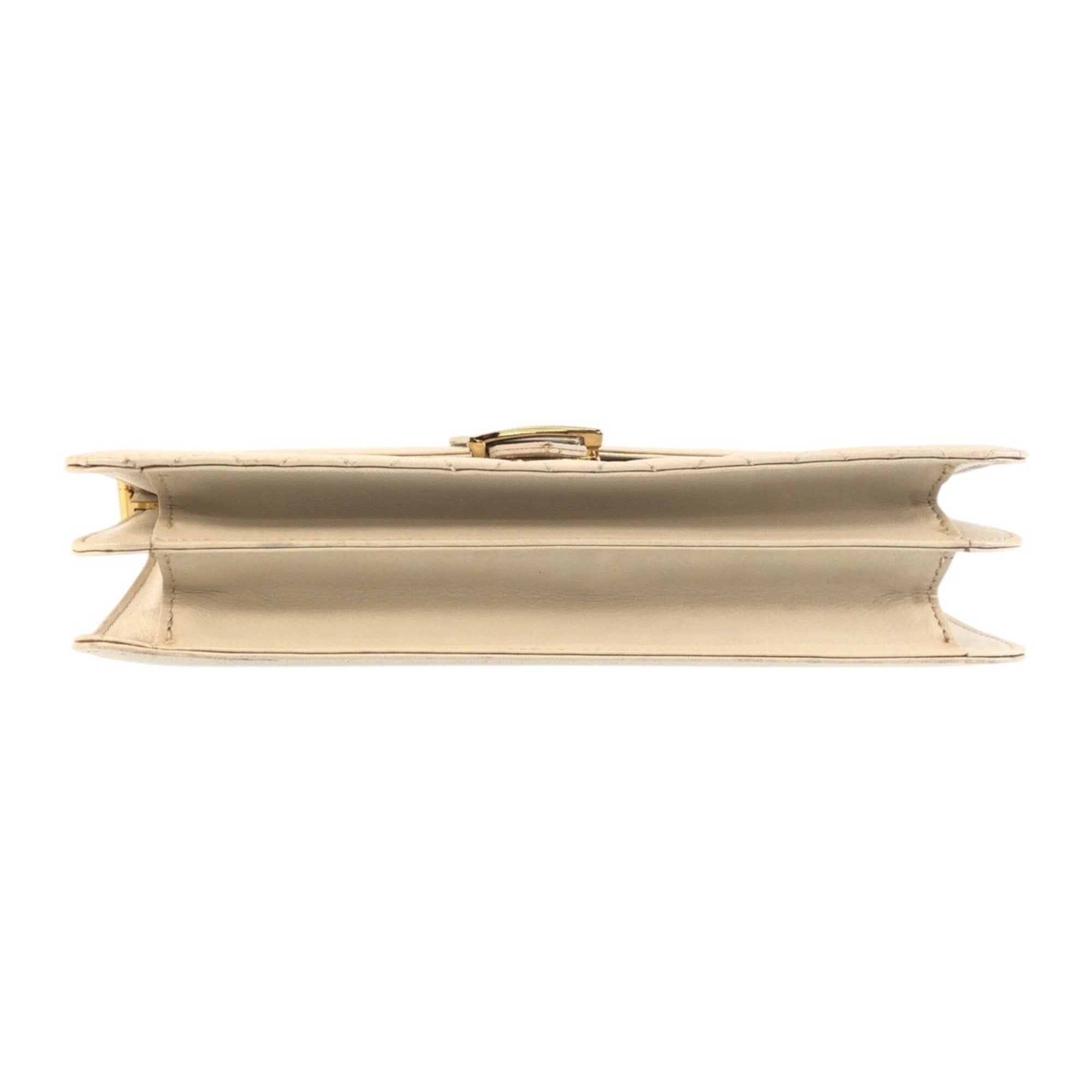 Yves Saint Laurent White Leather Shoulder Bag (Pre-Owned)
