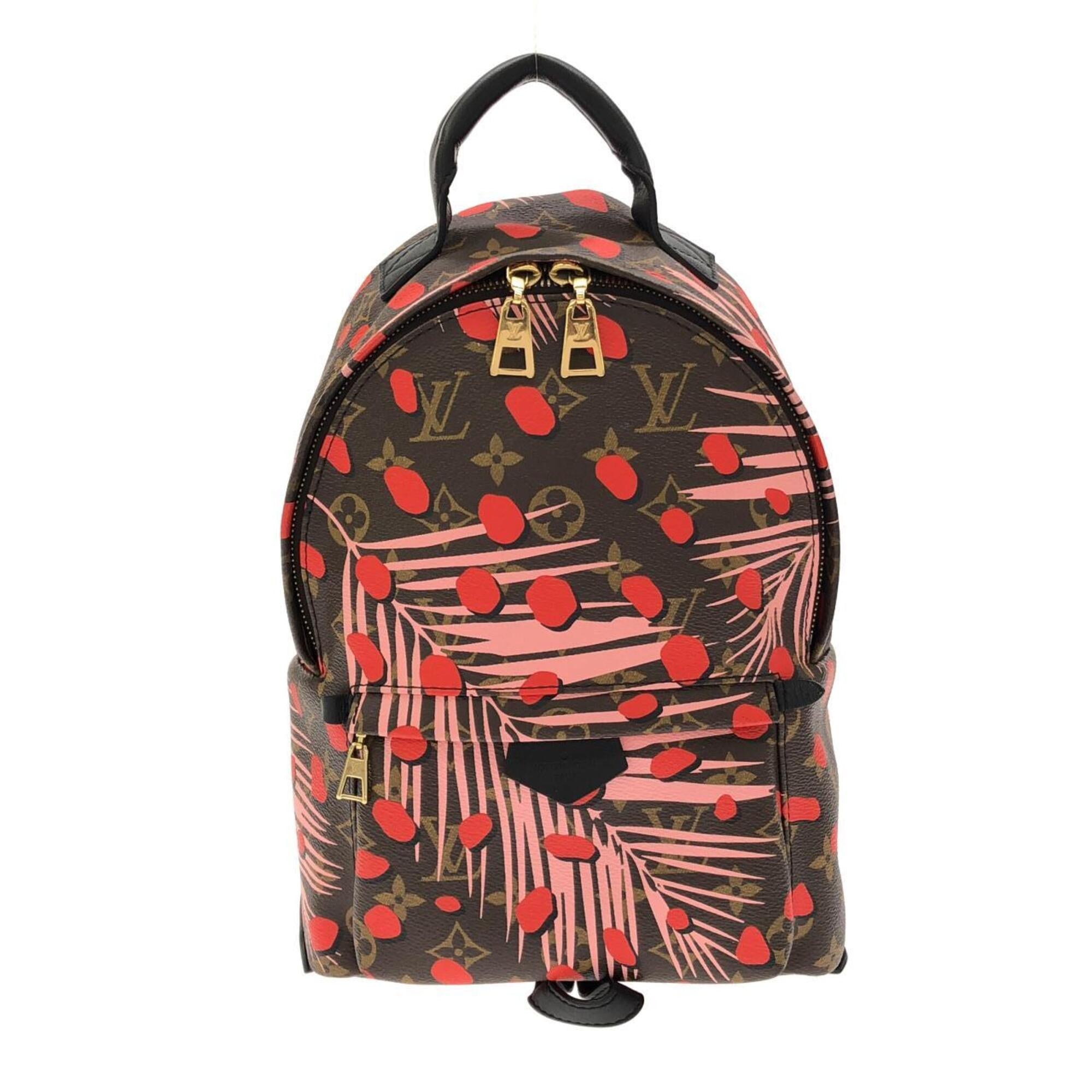 Louis Vuitton Pink Poppy Coated Canvas Backpack (Pre-Owned)