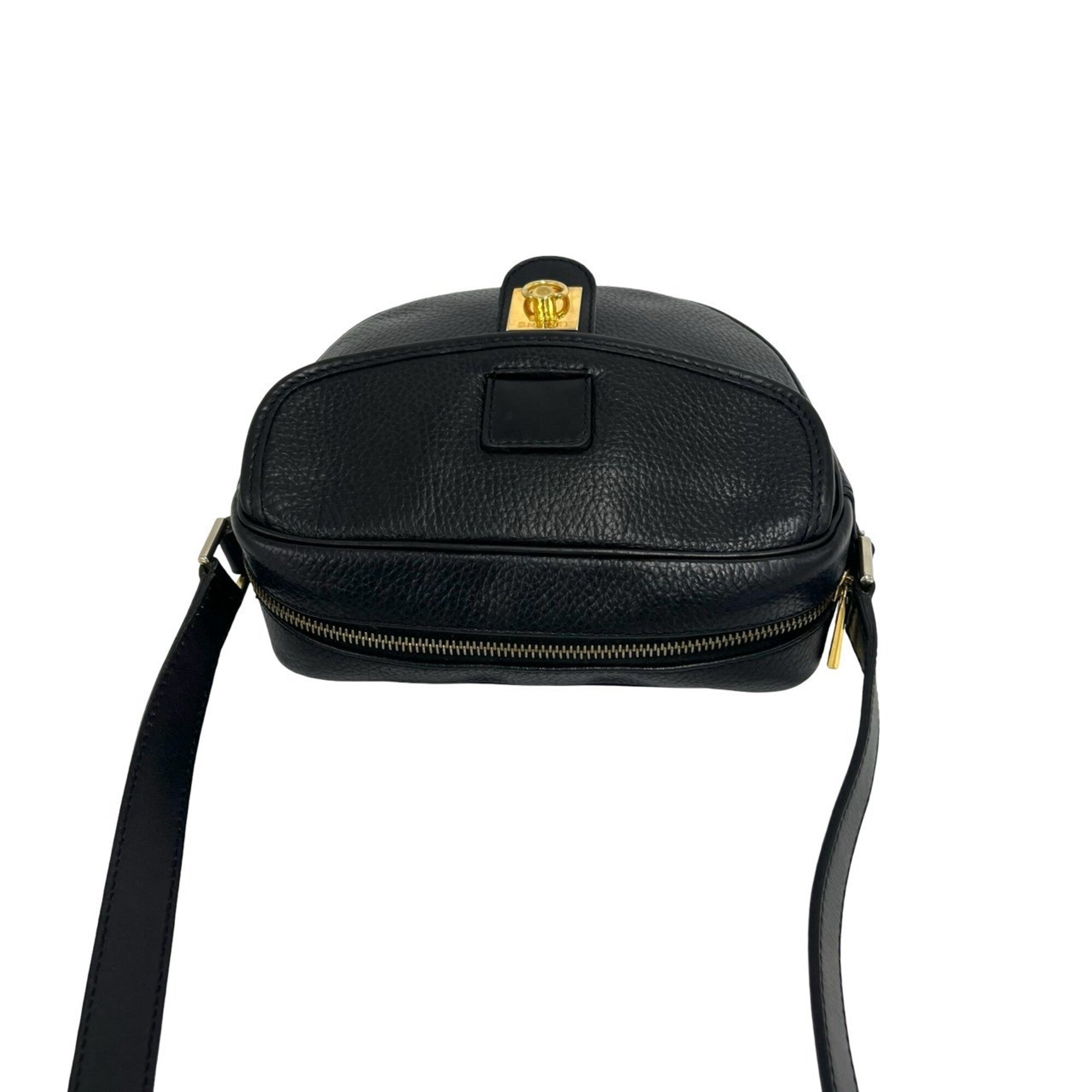Celine Black Leather Pochette Shoulder Bag (Pre-Owned)