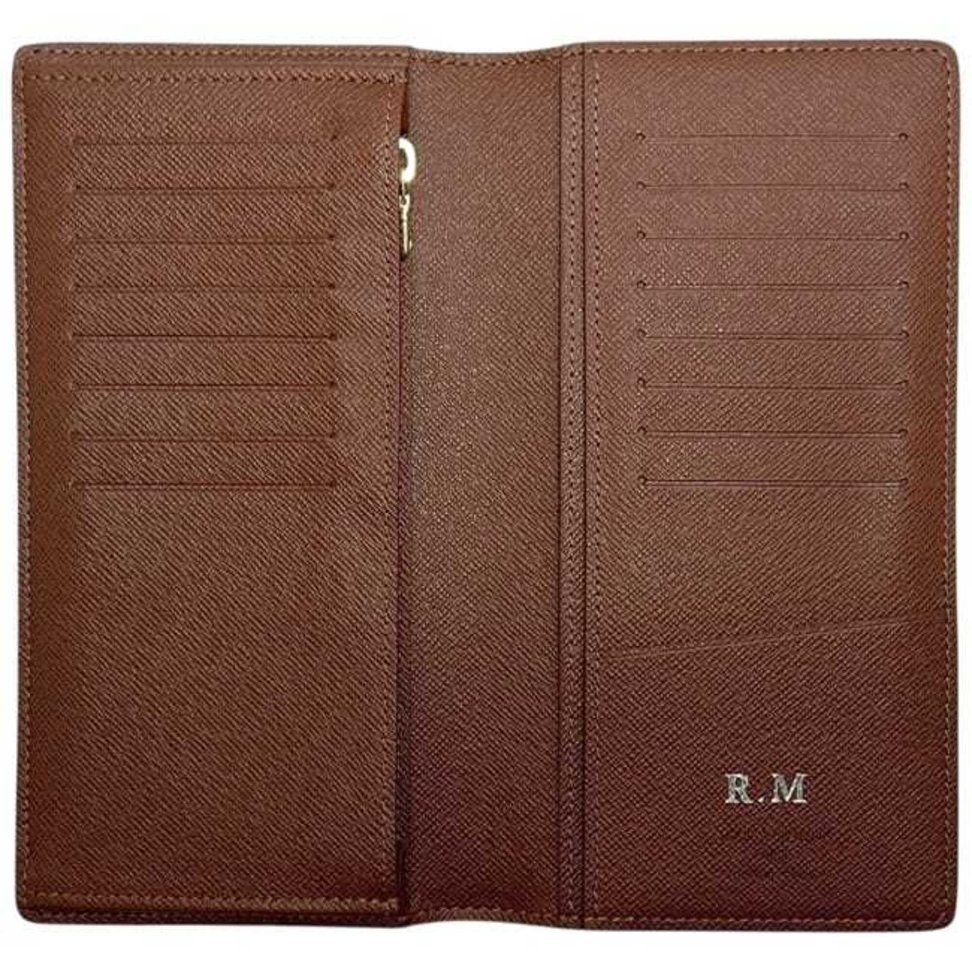 Louis Vuitton Monogram Brown Monogram Long Wallet (Bi-Fold) (Pre-Owned)