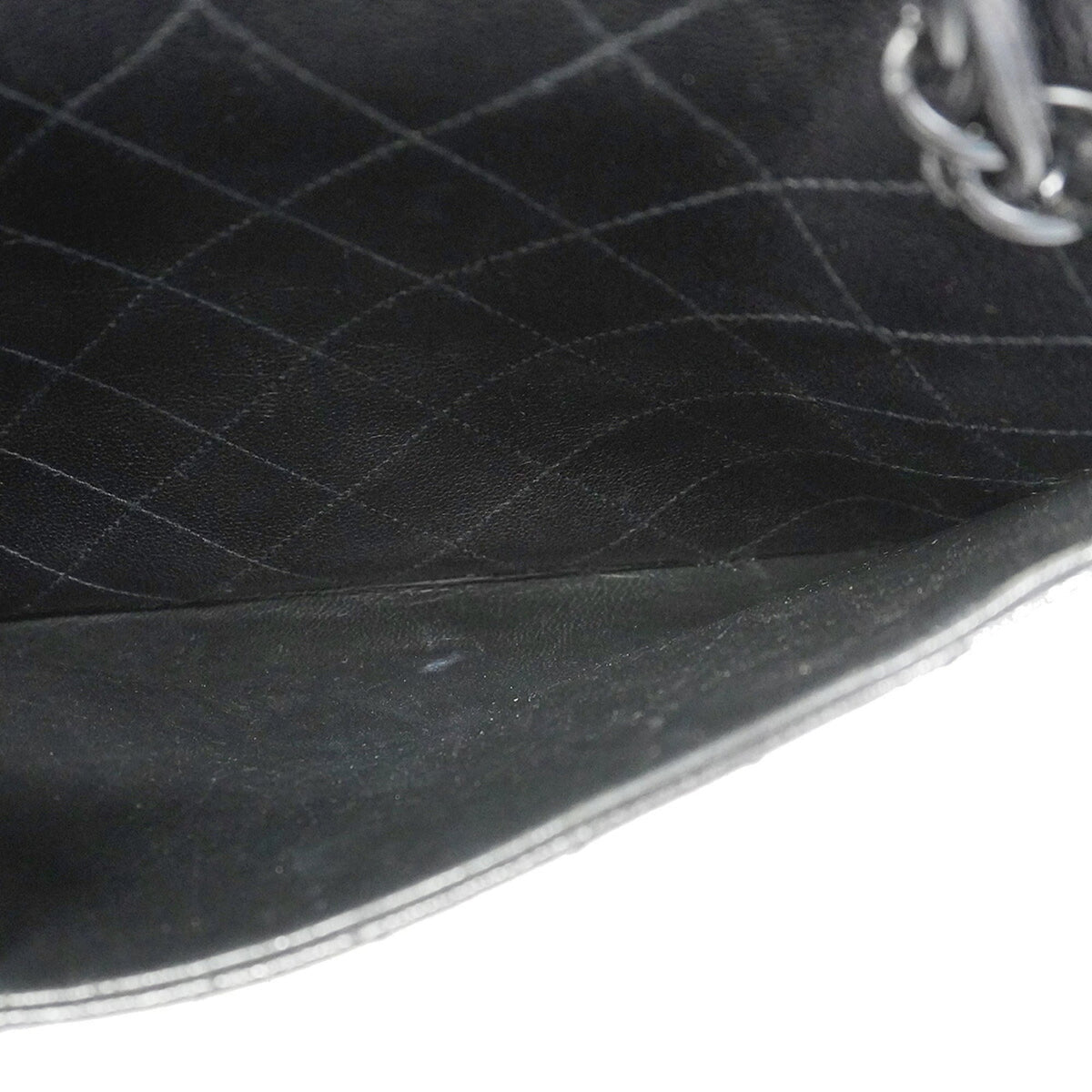 Chanel Black Grained Calfskin Tote Bag (Pre-Owned)