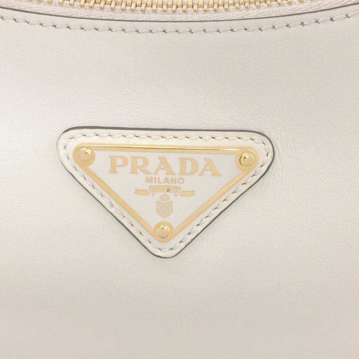Prada White Leather Handbag (Pre-Owned)