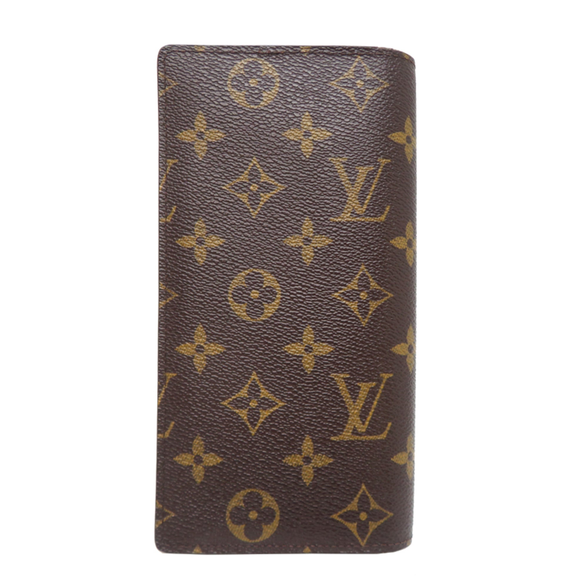 Louis Vuitton Brown Monogram Long Wallet (Bi-Fold) (Pre-Owned)