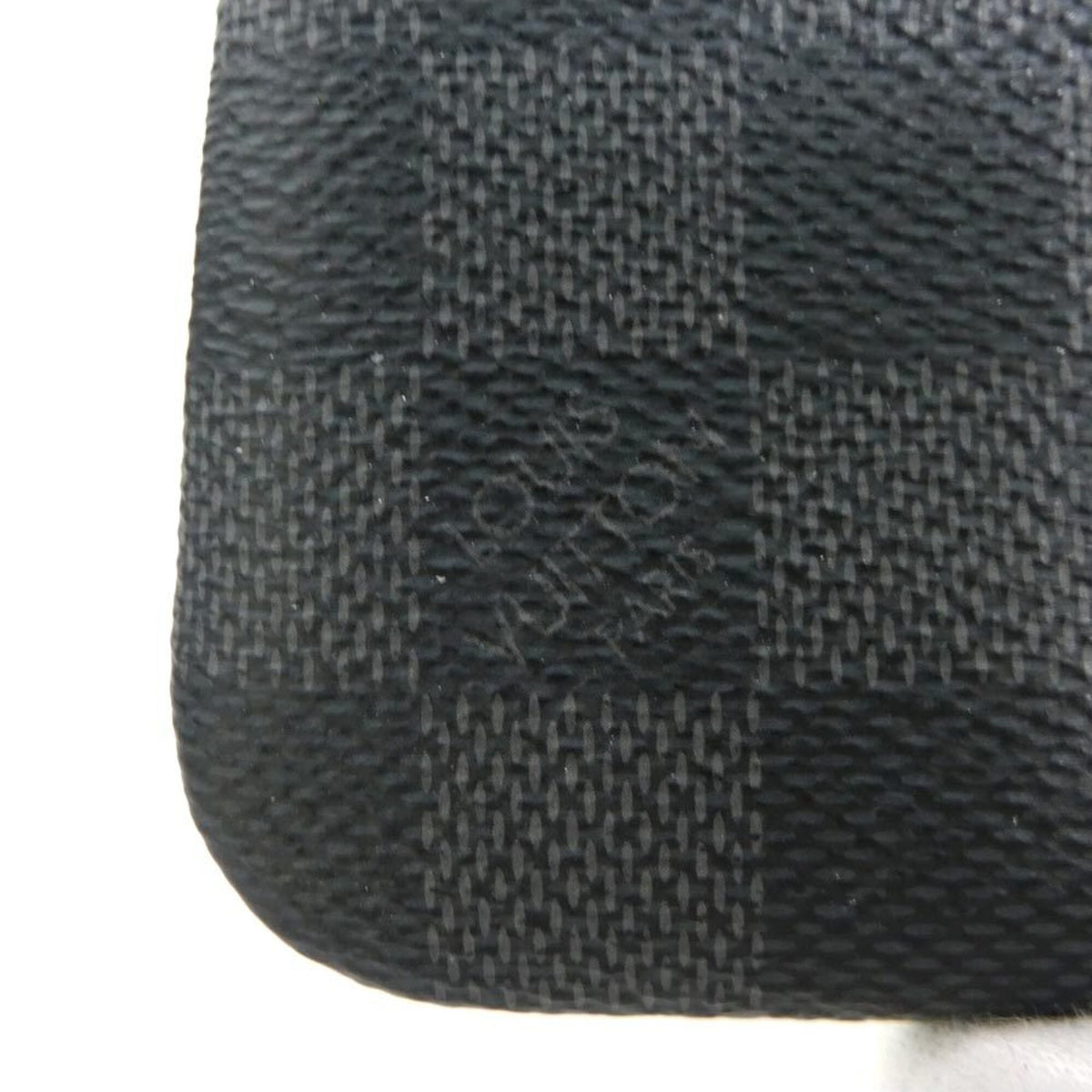 Louis Vuitton Black Gray Damier Graphite Coin Purse/Coin Case (Pre-Owned)