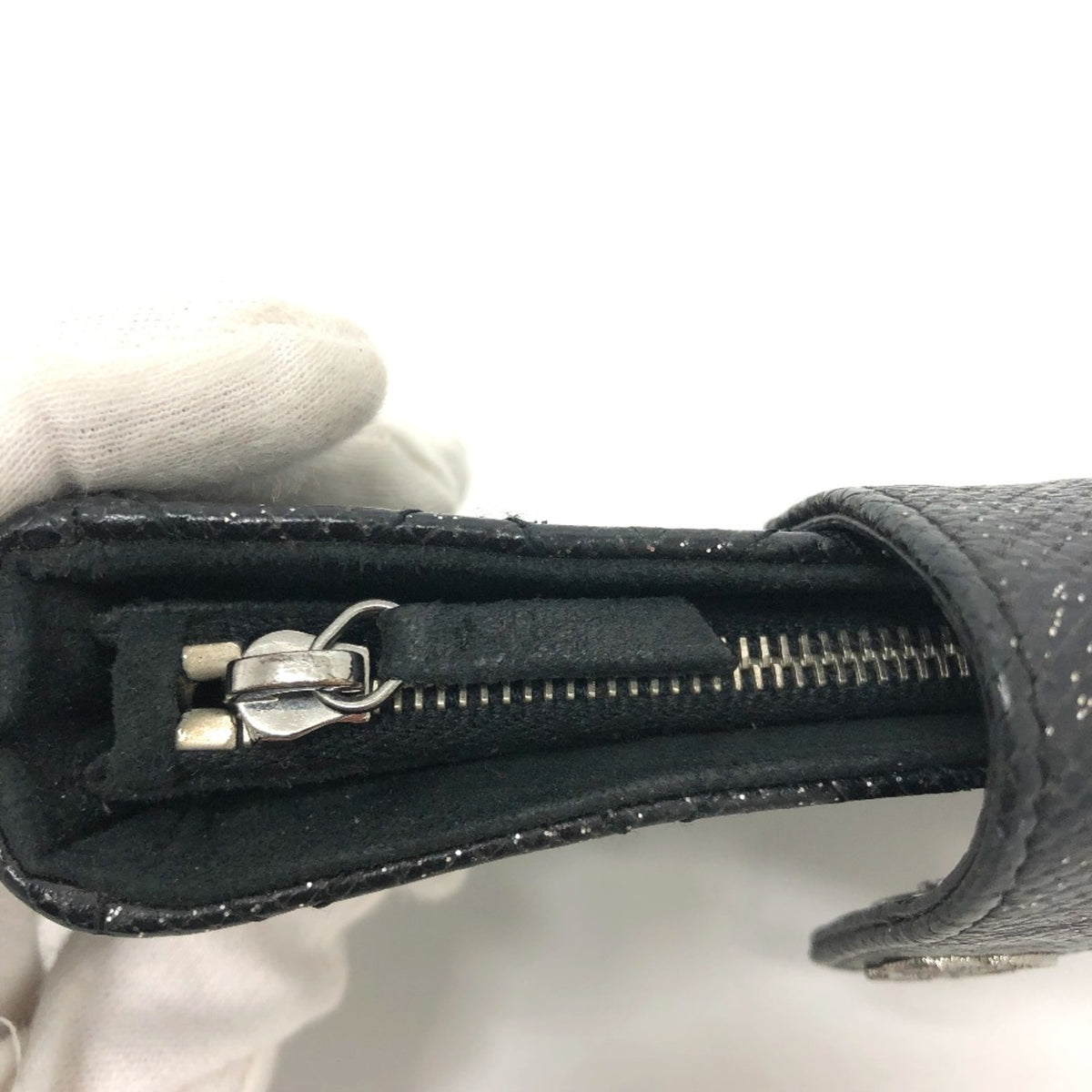 Chanel Black Leather Pouch (Pre-Owned)