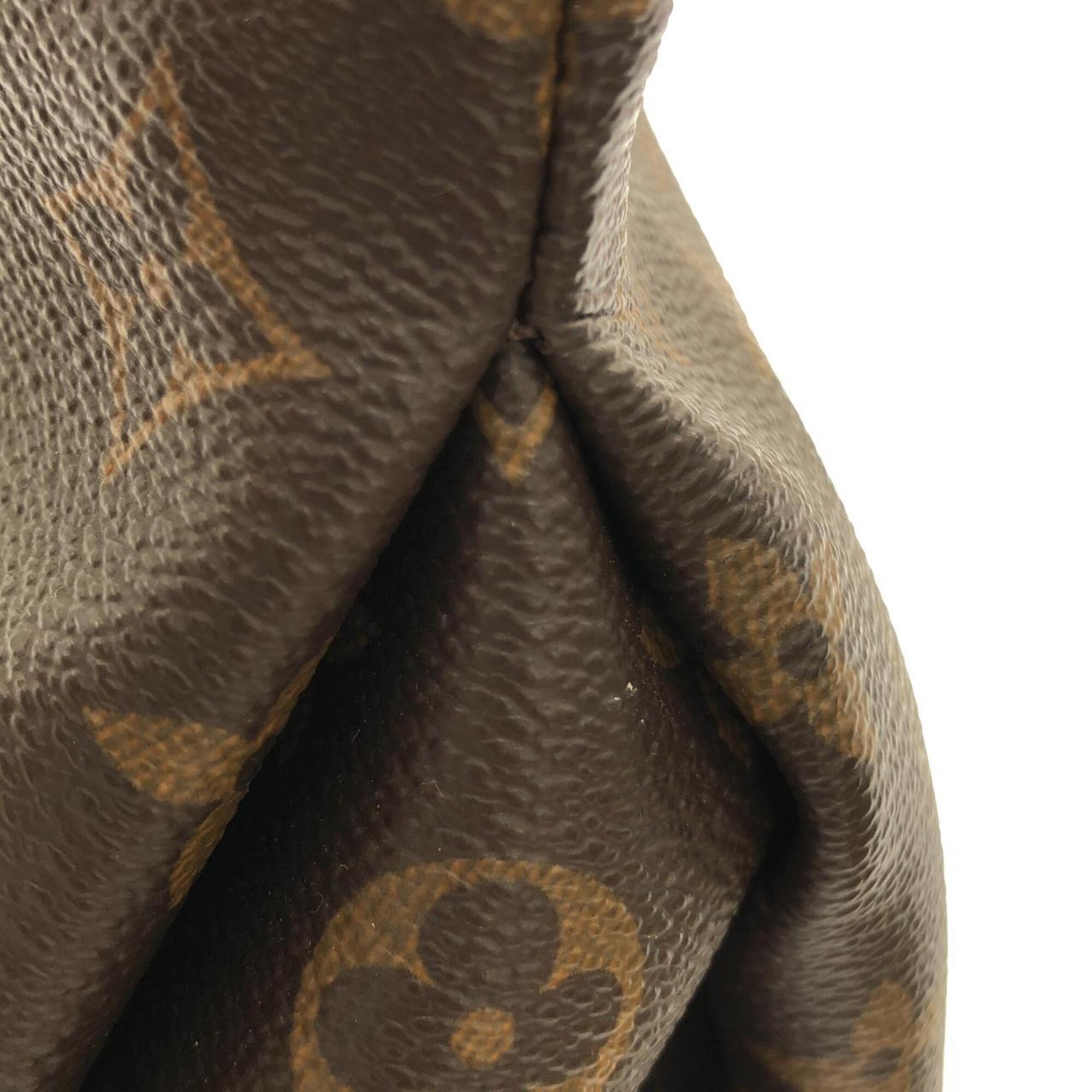 Louis Vuitton Aurore Marron Coated Canvas Handbag (Pre-Owned)