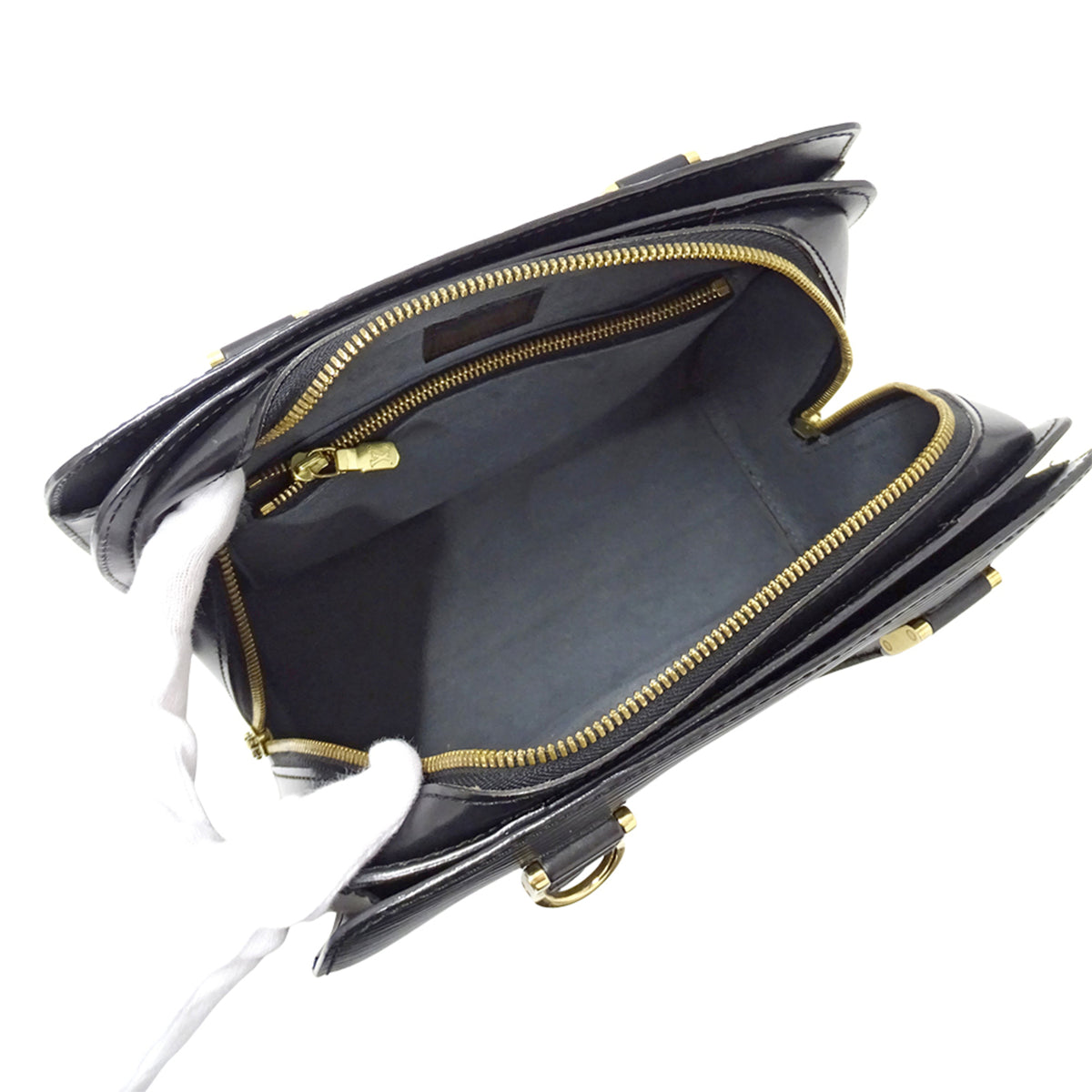 Louis Vuitton Noir Epi Leather Handbag (Pre-Owned)