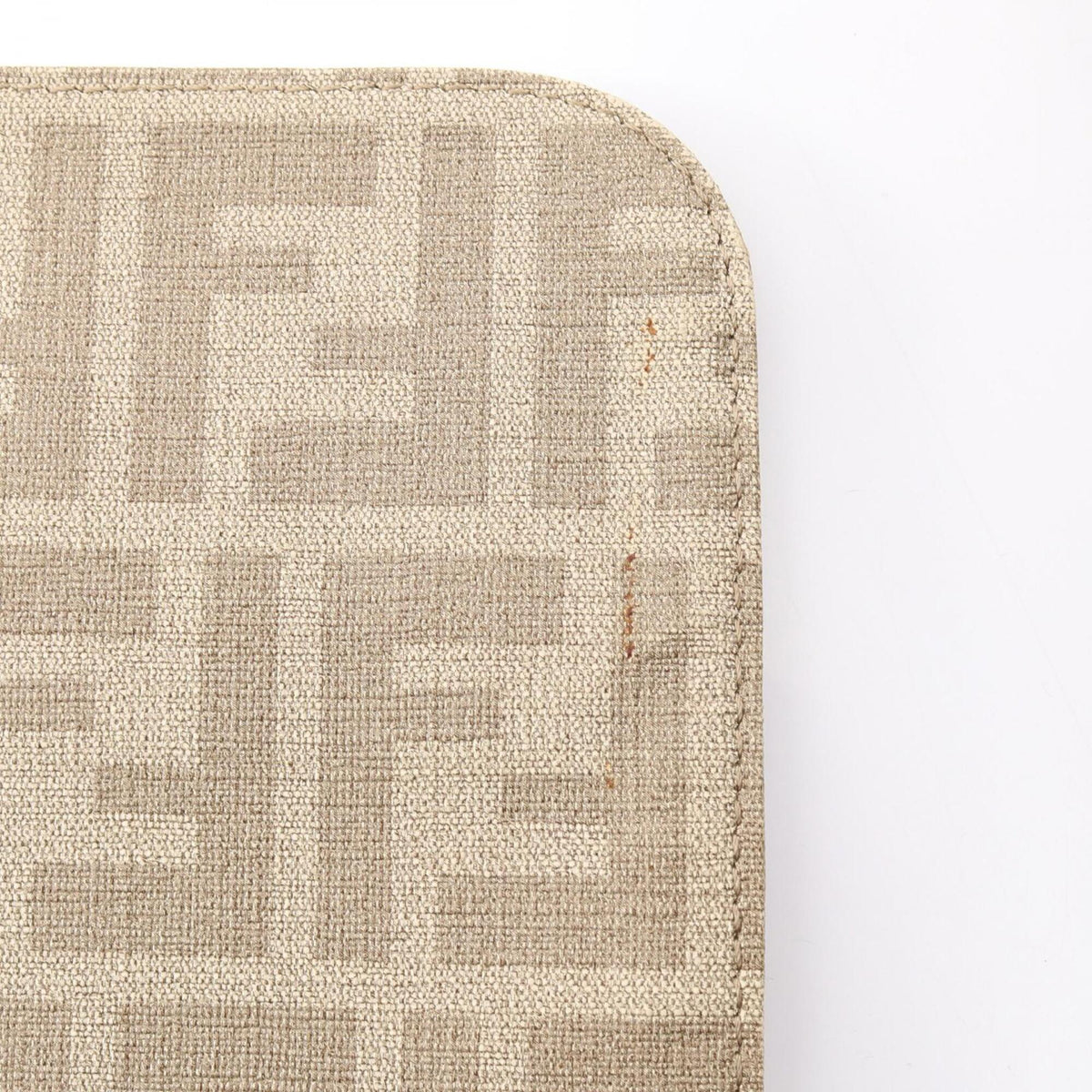 Fendi Beige Coated Canvas Shoulder Bag (Pre-Owned)