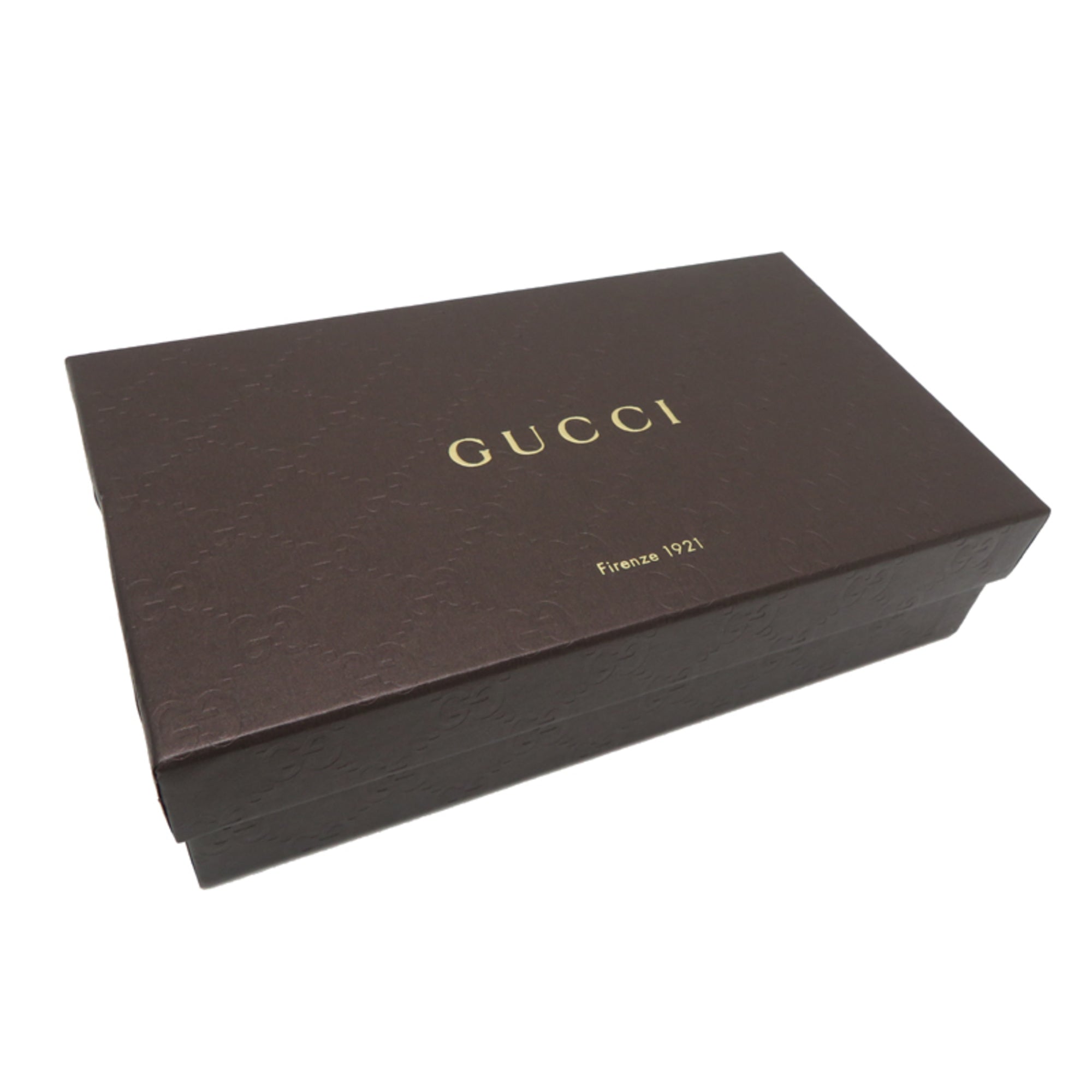 Gucci Brown Canvas Leather Long Wallet (Bi-Fold) (Pre-Owned)