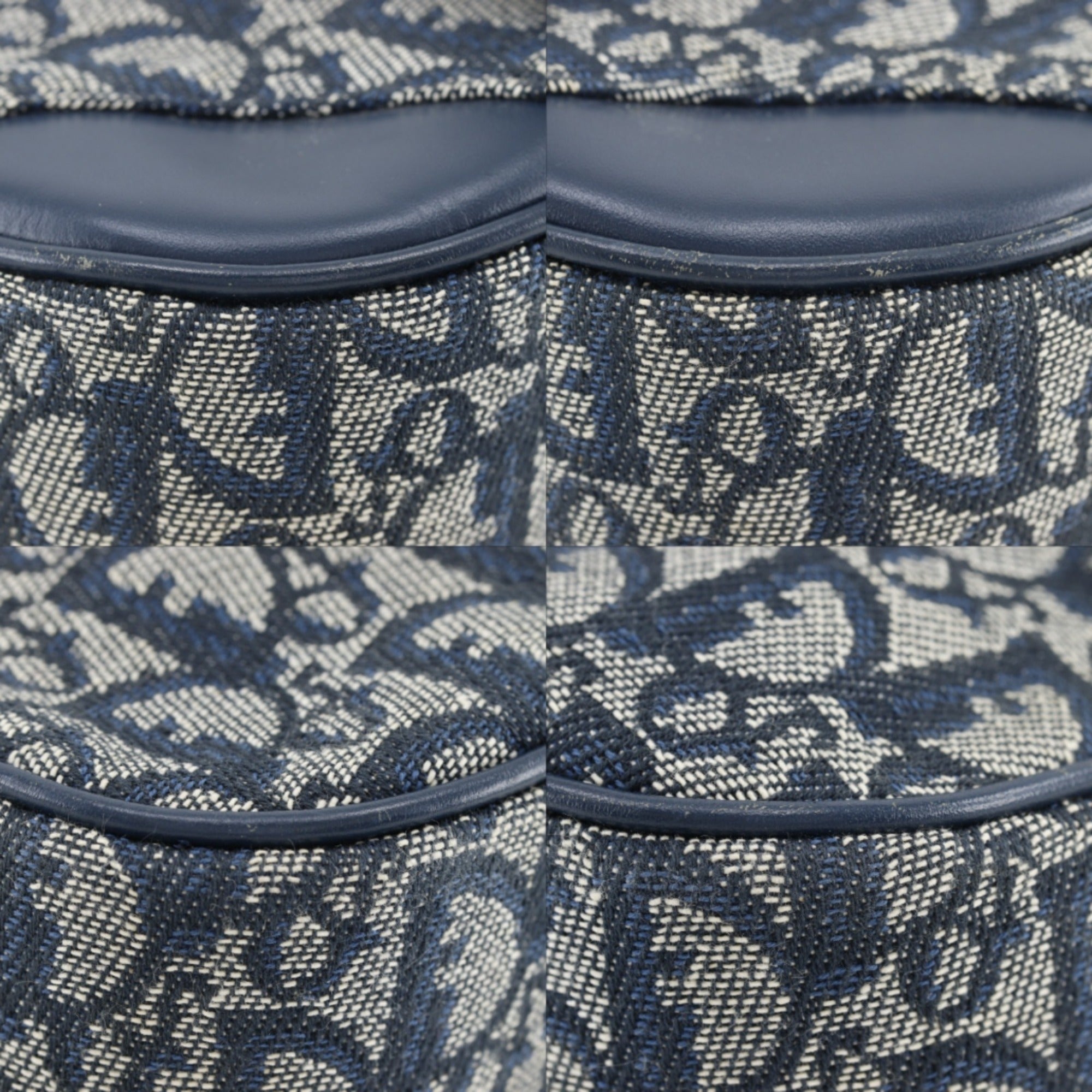 Christian Dior Navy Canvas Handbag (Pre-Owned)