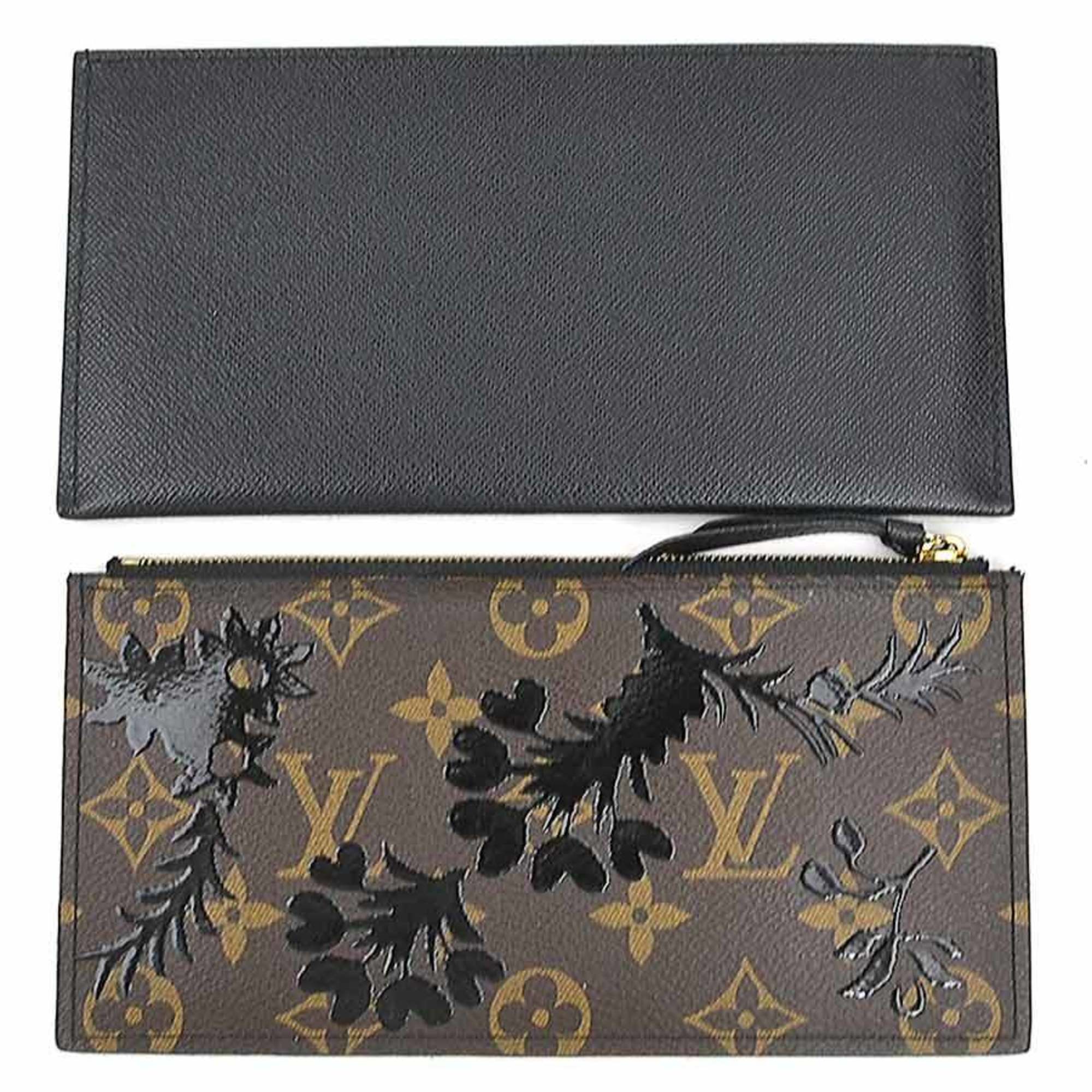 Louis Vuitton Black Brown Monogram Monogram Pochette Shoulder Bag (Pre-Owned)