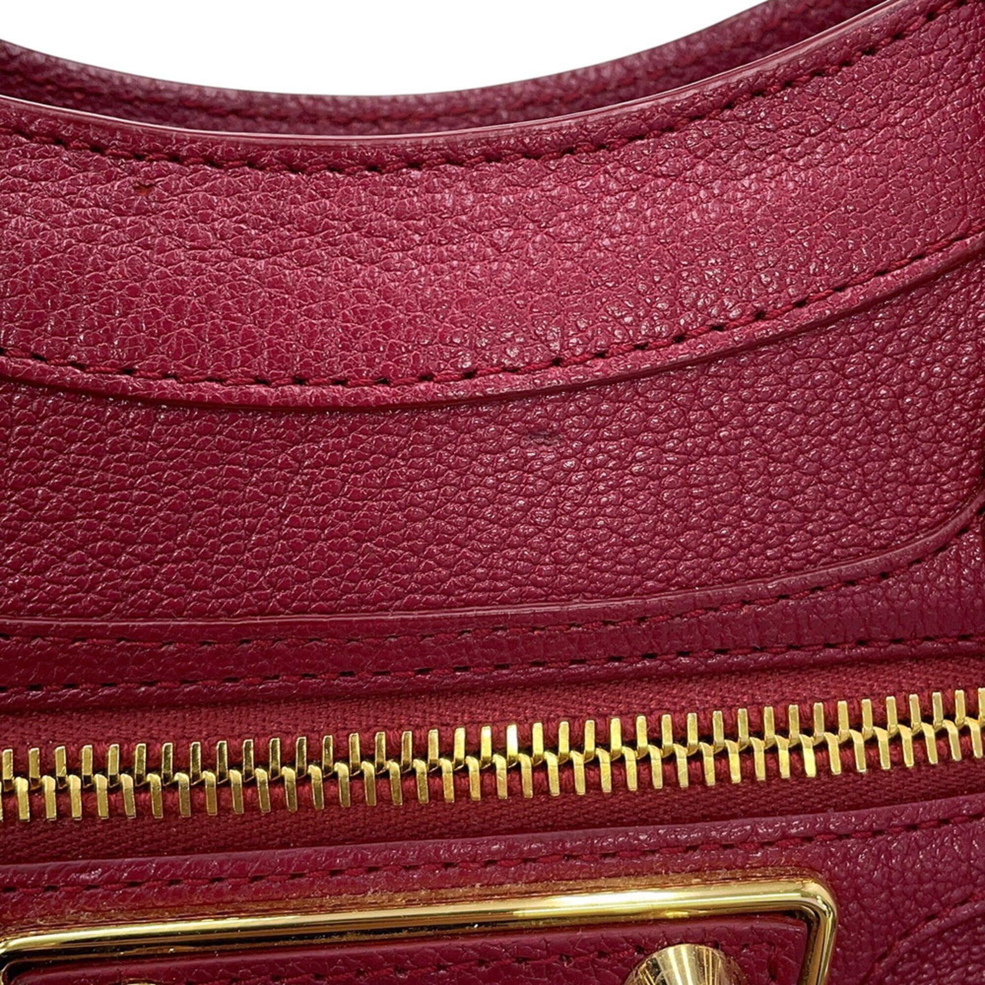 Balenciaga Wine Leather Handbag (Pre-Owned)