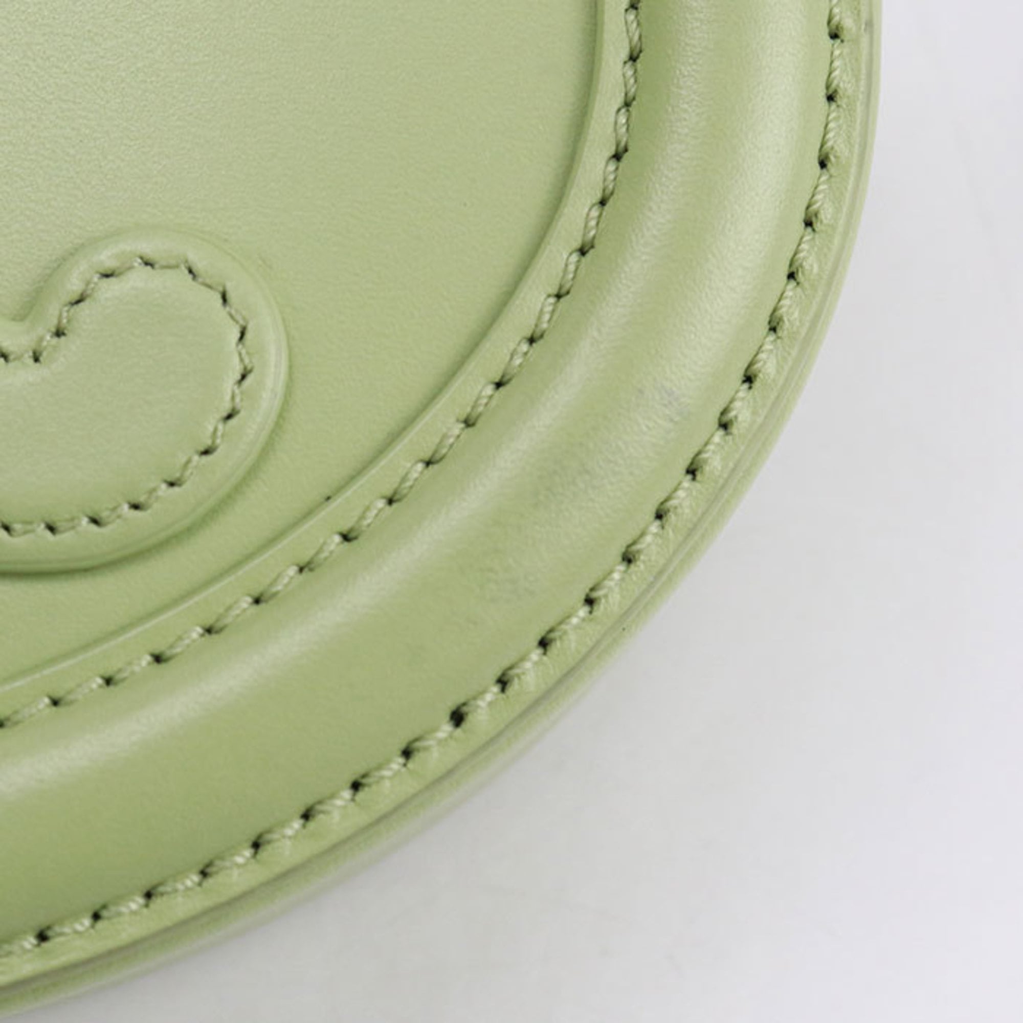 Celine Green Leather Shoulder Bag (Pre-Owned)