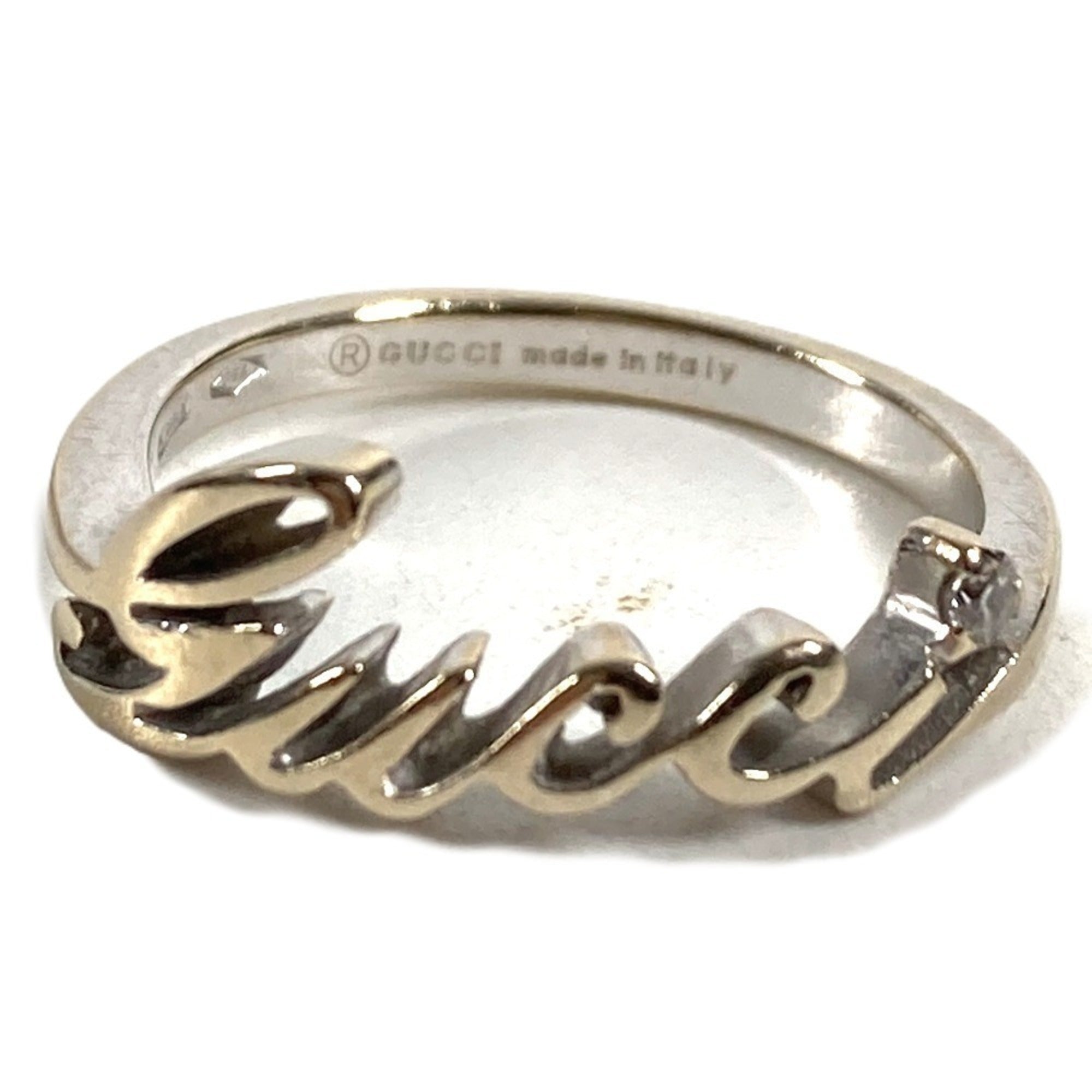 Gucci Silver Band Ring (Pre-Owned)