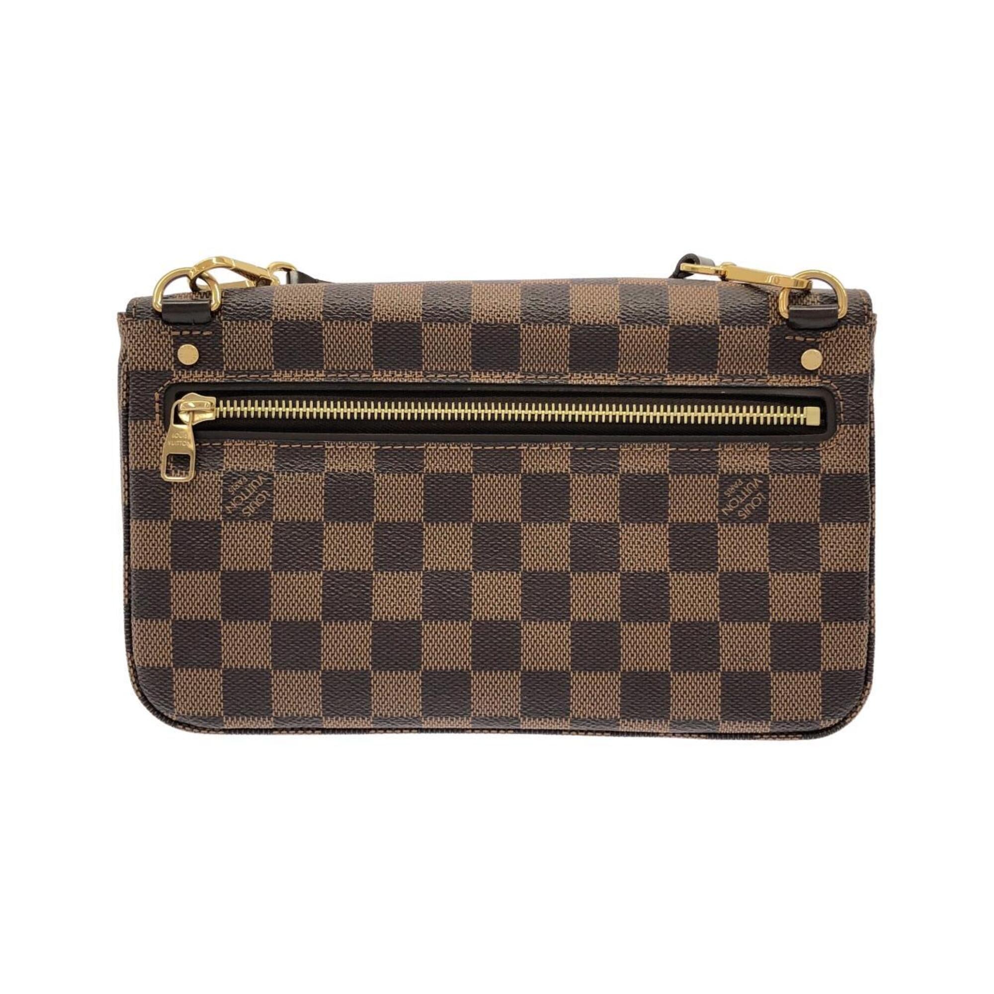 Louis Vuitton Ebene Coated Canvas Shoulder Bag (Pre-Owned)