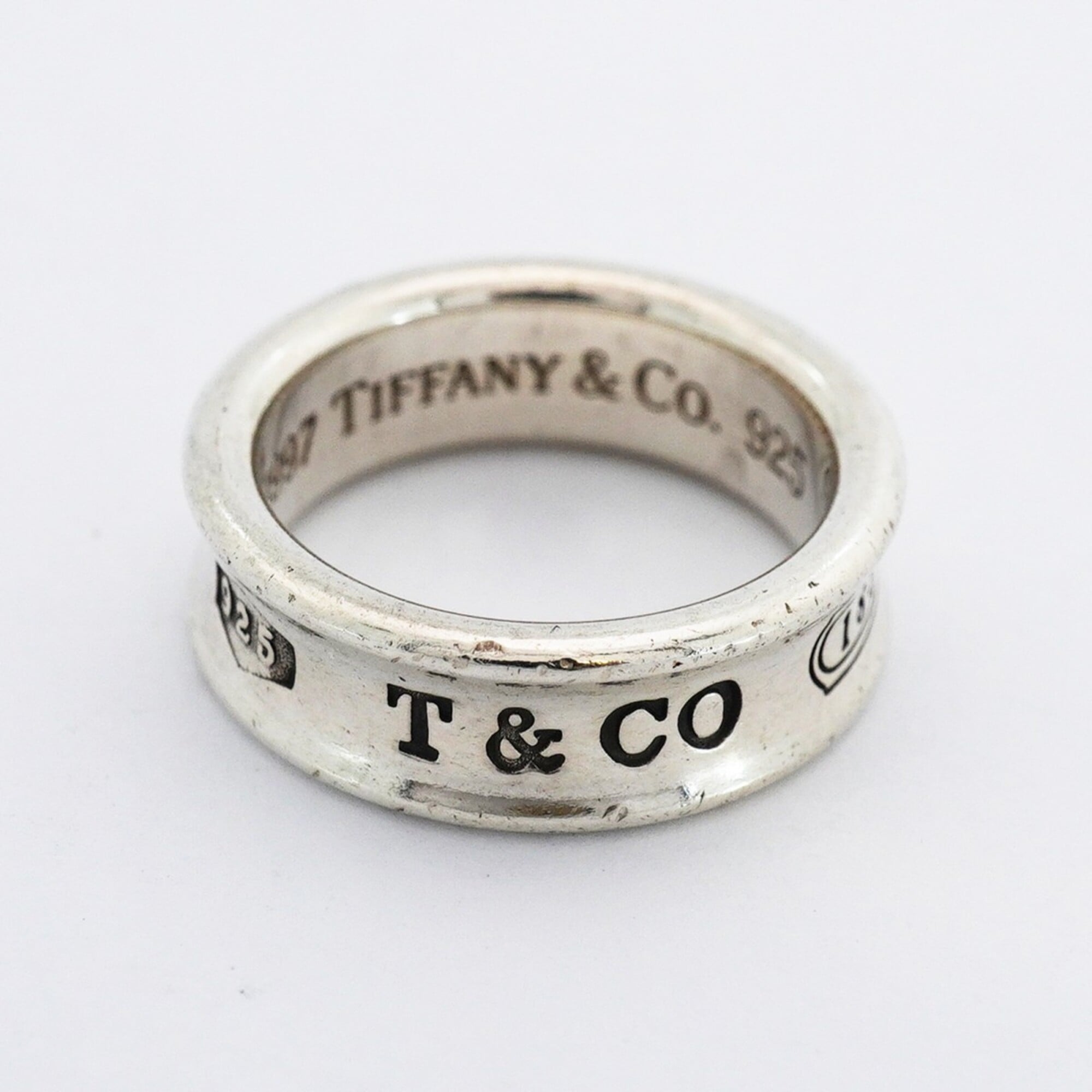 Tiffany Silver 925 Band Ring (Pre-Owned)