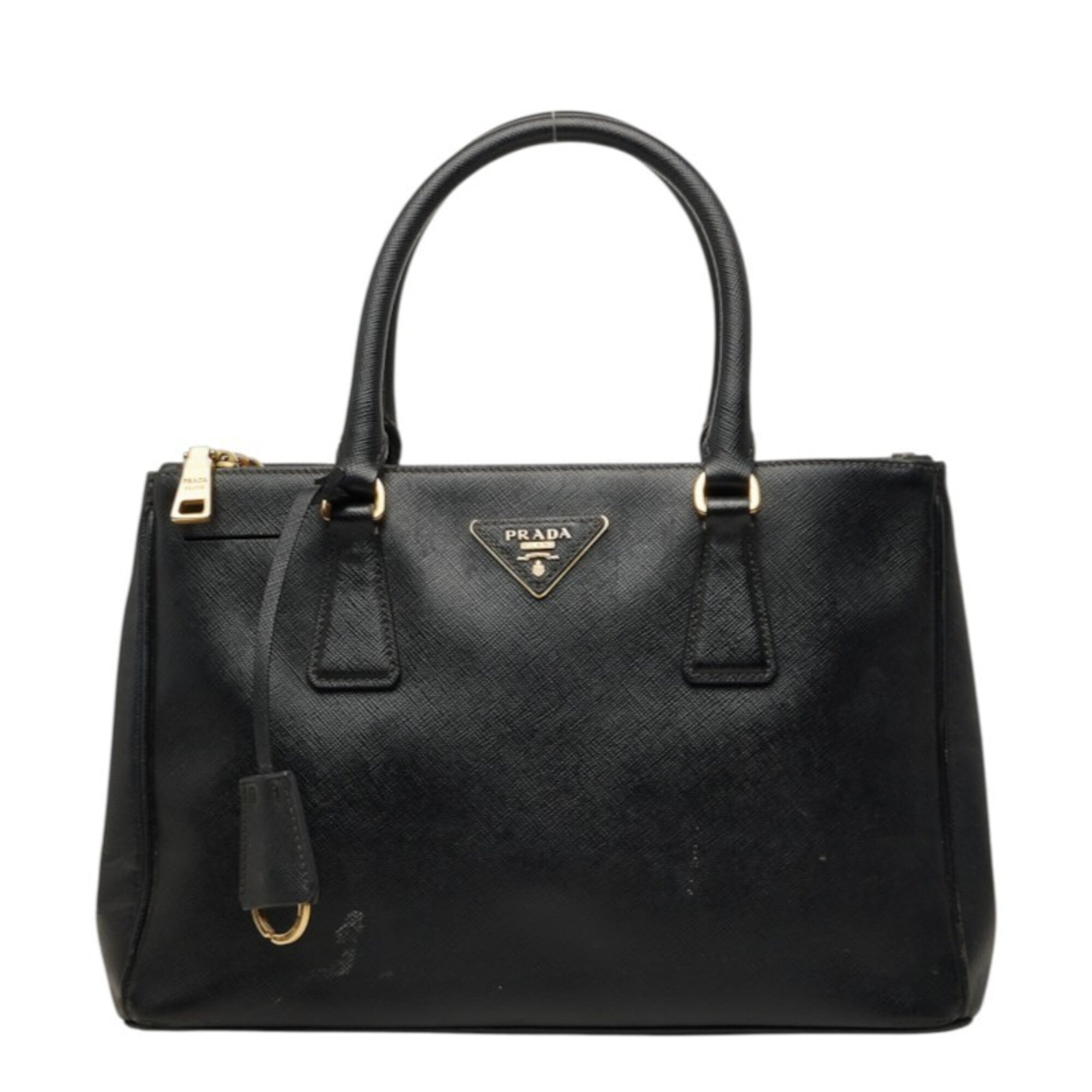 Prada Black Leather Handbag (Pre-Owned)