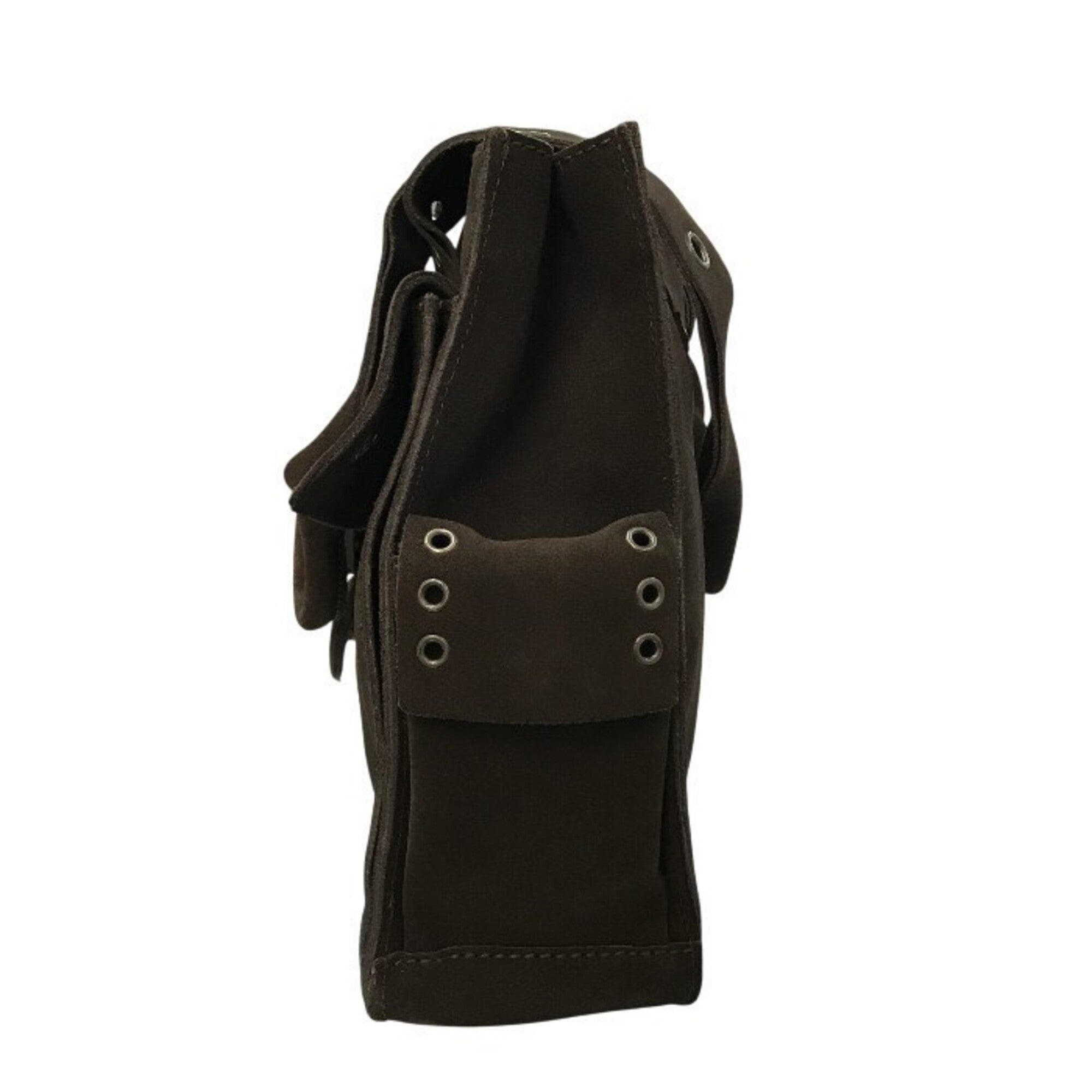 Dolce & Gabbana Brown Suede Leather Tote Bag (Pre-Owned)
