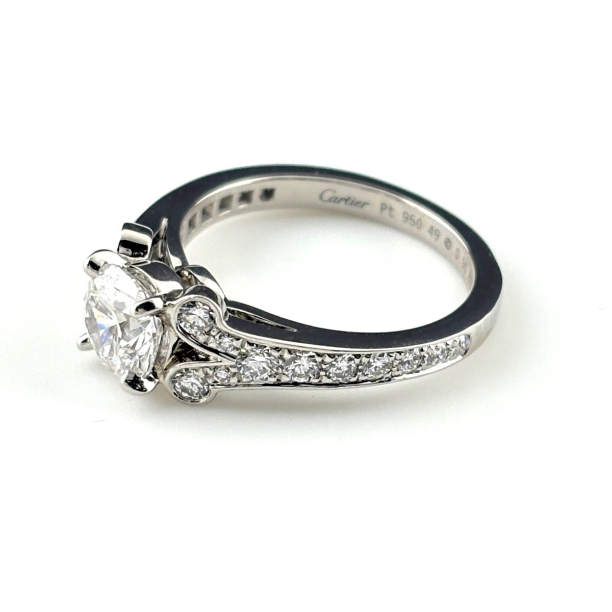 Cartier Platinum 950 Band Ring (Pre-Owned)