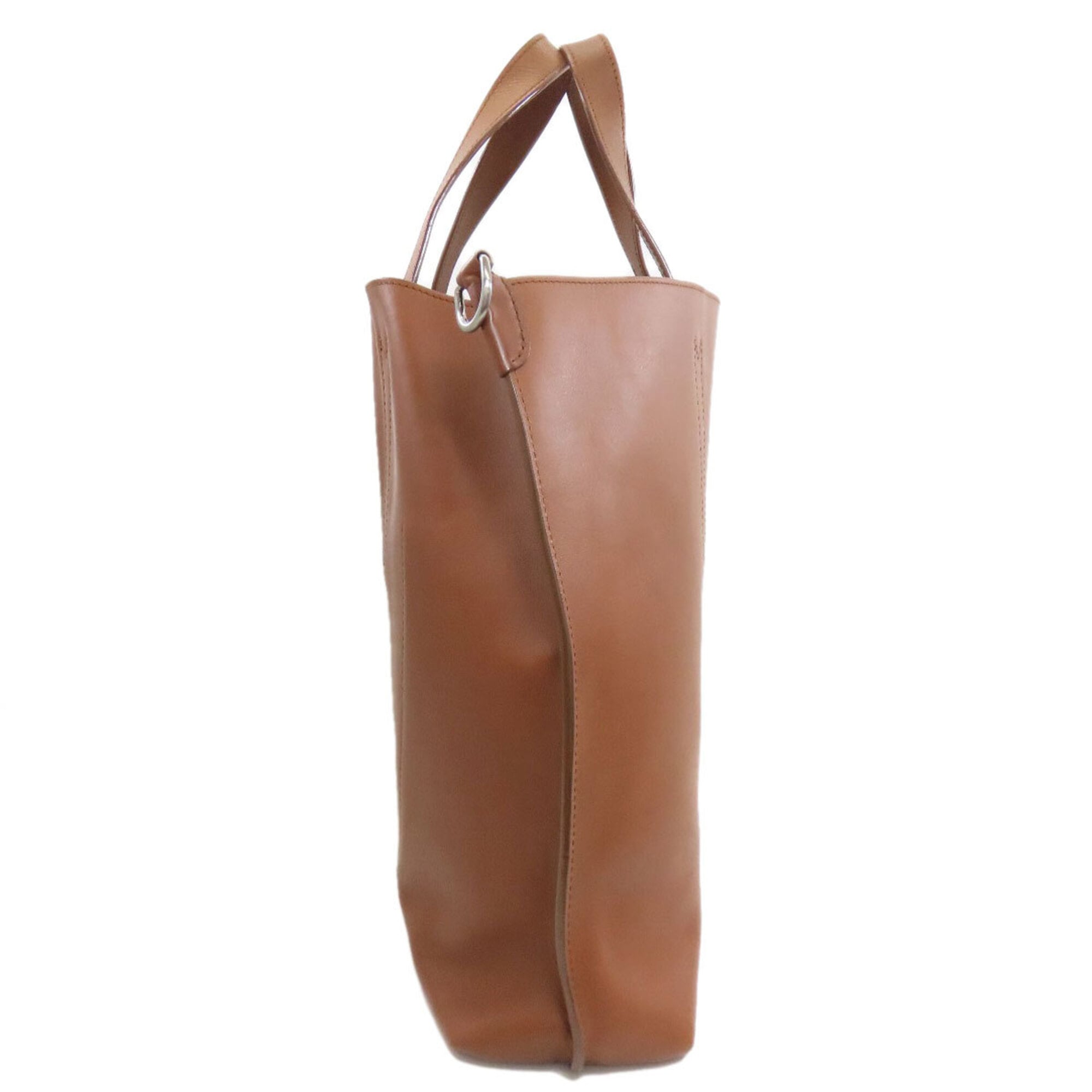 Louis Vuitton Brown Leather Tote Bag (Pre-Owned)