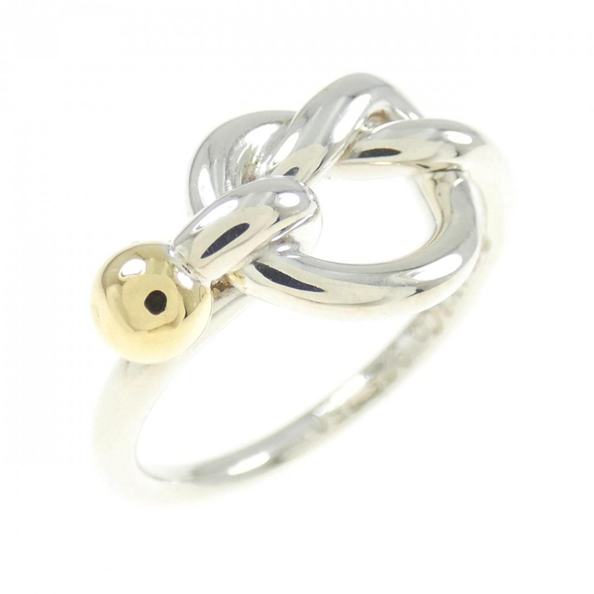 Tiffany Yellow Gold (18K) Silver 925 Band Ring (Pre-Owned)