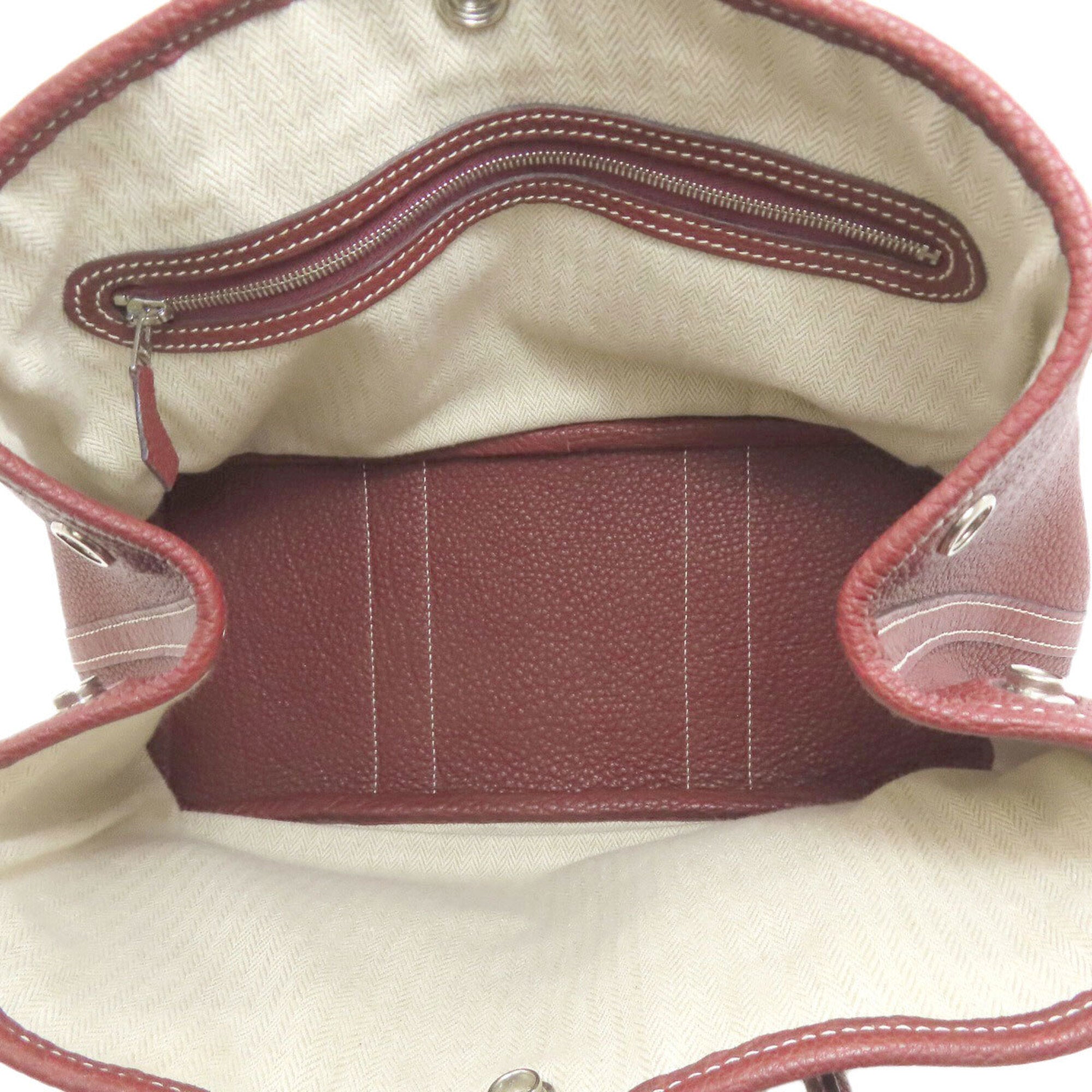 Hermes Red Color Negonda Leather Handbag (Pre-Owned)