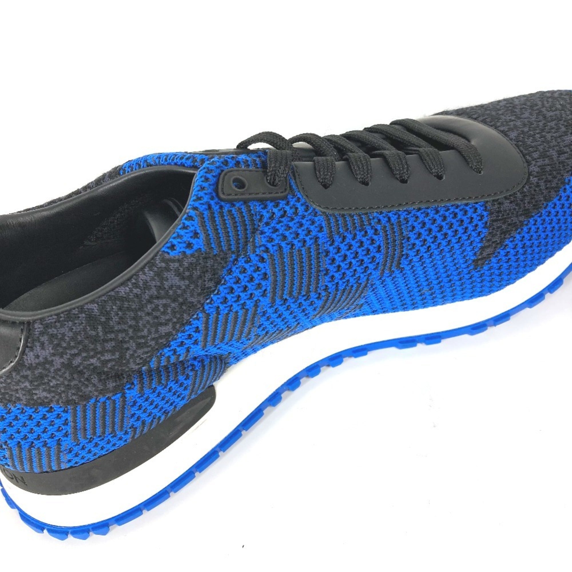 Louis Vuitton Black Blue Sneakers (Pre-Owned)