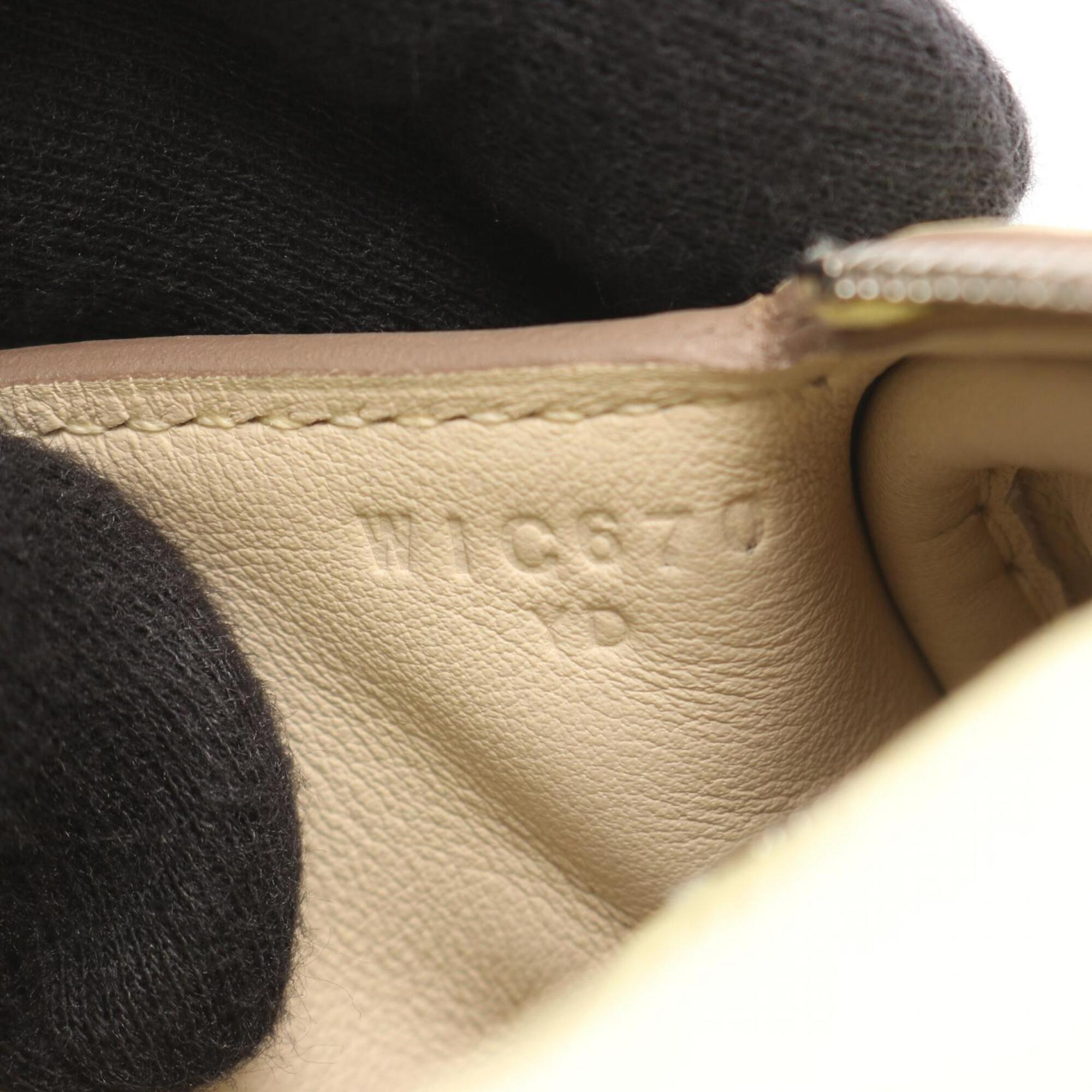Hermes Ivory Yellow Taurillon Clemence Leather Leather Handbag Shoulder Bag (Pre-Owned)