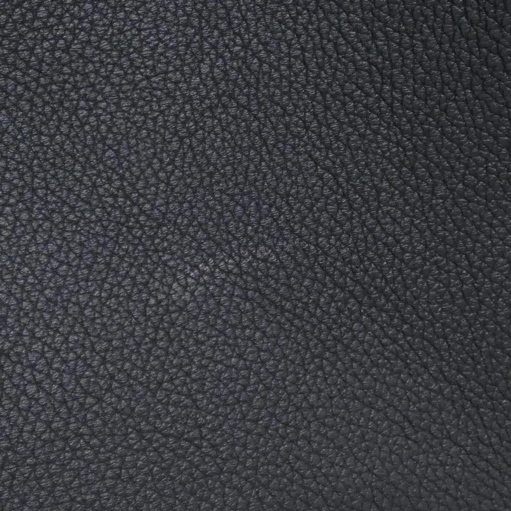 Louis Vuitton Black Leather Shoulder Bag (Pre-Owned)