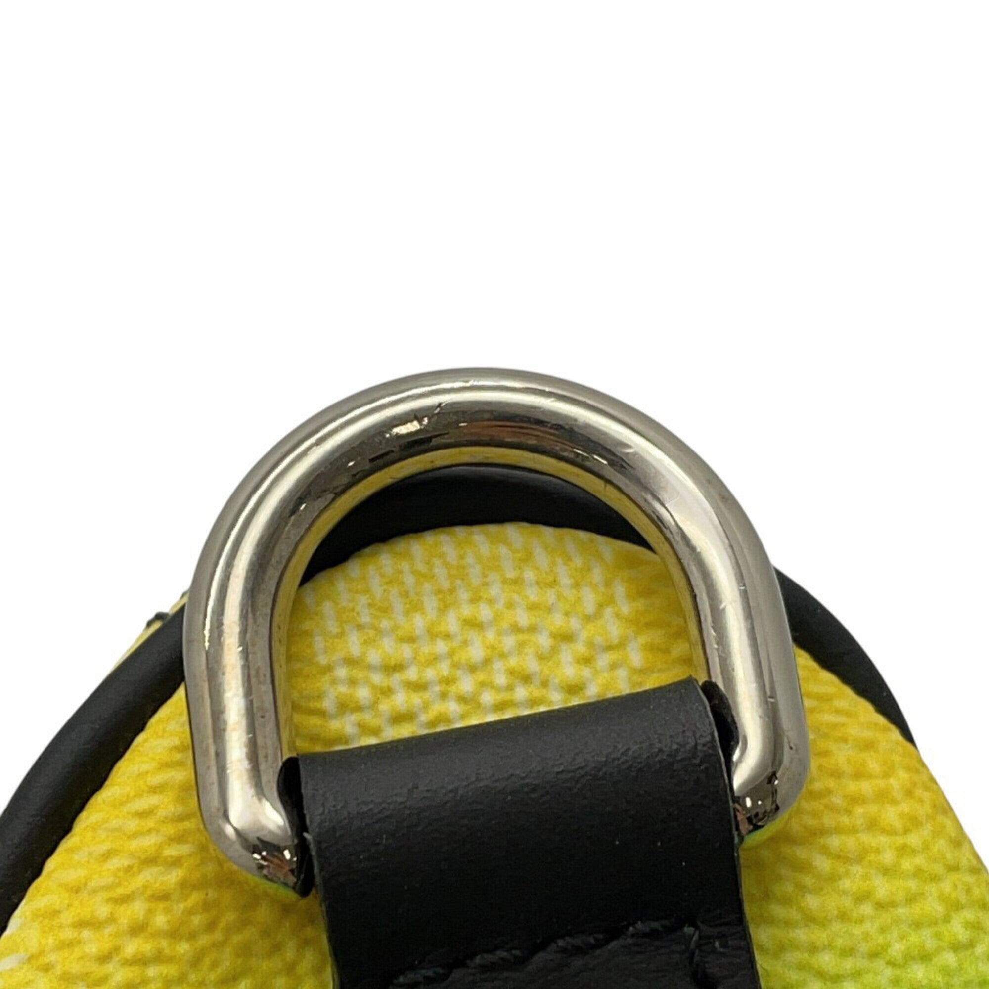 Louis Vuitton Damier Damier Canvas Green Yellow Handbag Shoulder Bag (Pre-Owned)