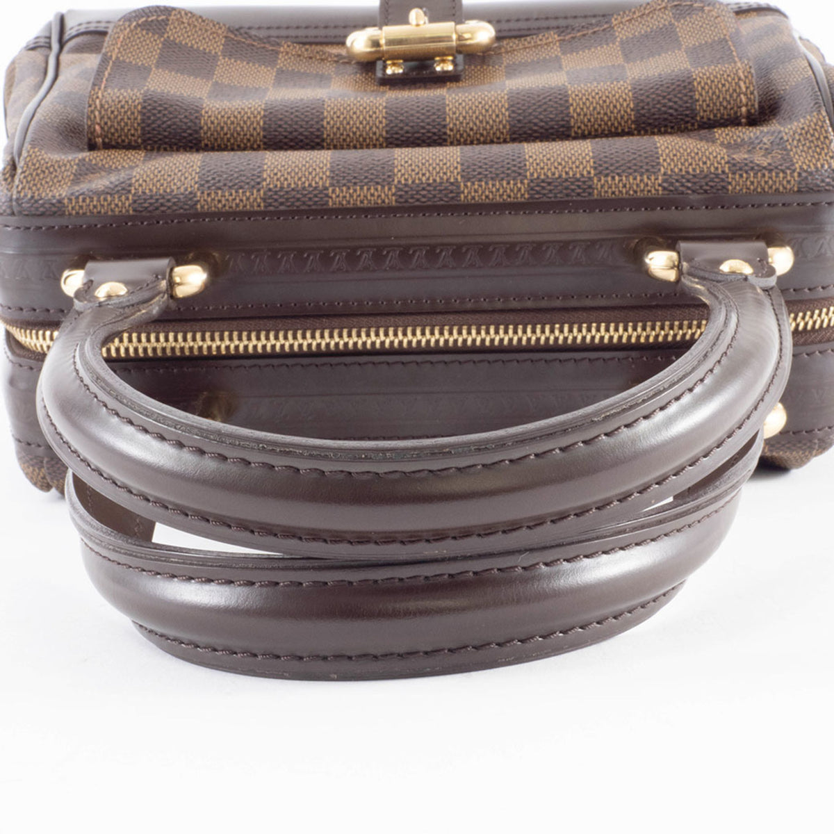 Louis Vuitton Damier Canvas Ebene Damier Canvas Handbag (Pre-Owned)
