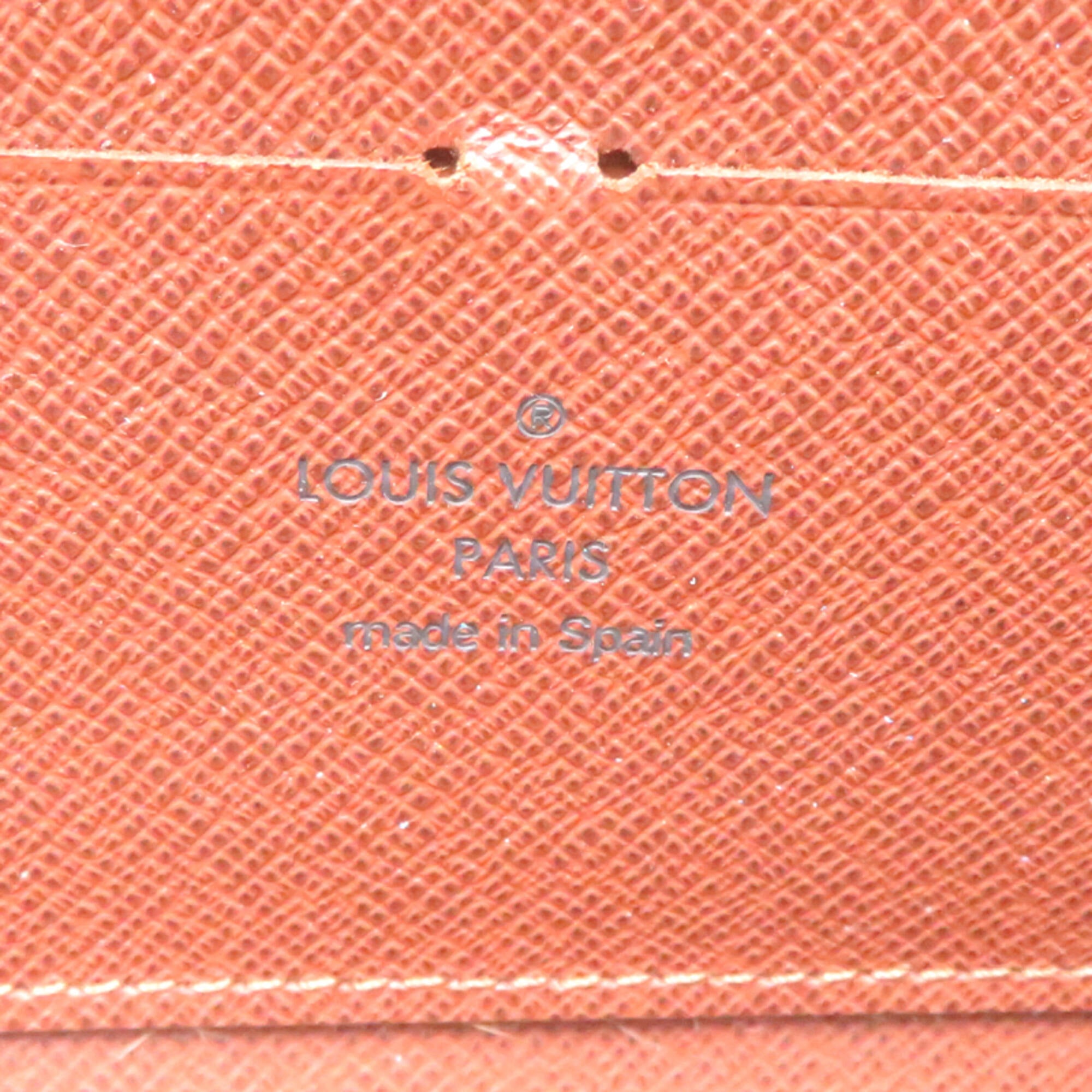 Louis Vuitton Brown Monogram Long Wallet (Bi-Fold) (Pre-Owned)