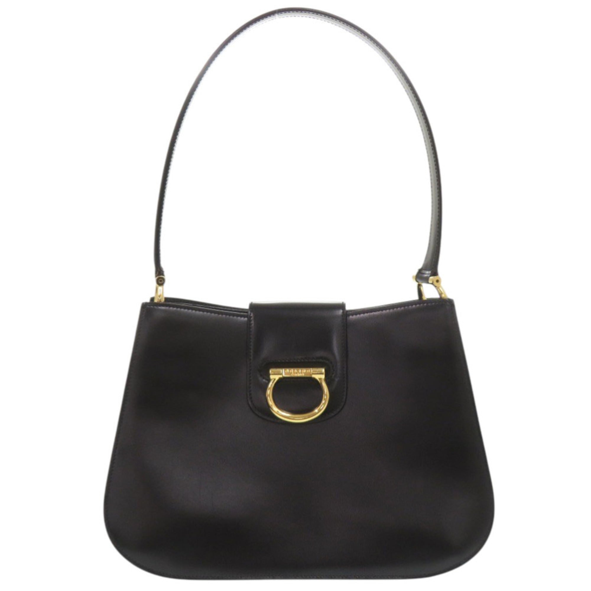 Celine Black Leather Shoulder Bag (Pre-Owned)
