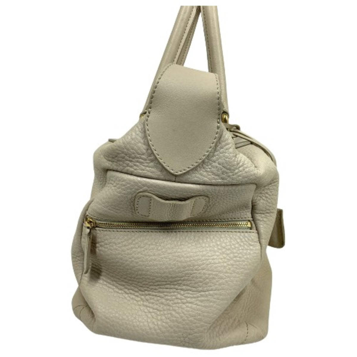 Celine Beige Leather Handbag (Pre-Owned)