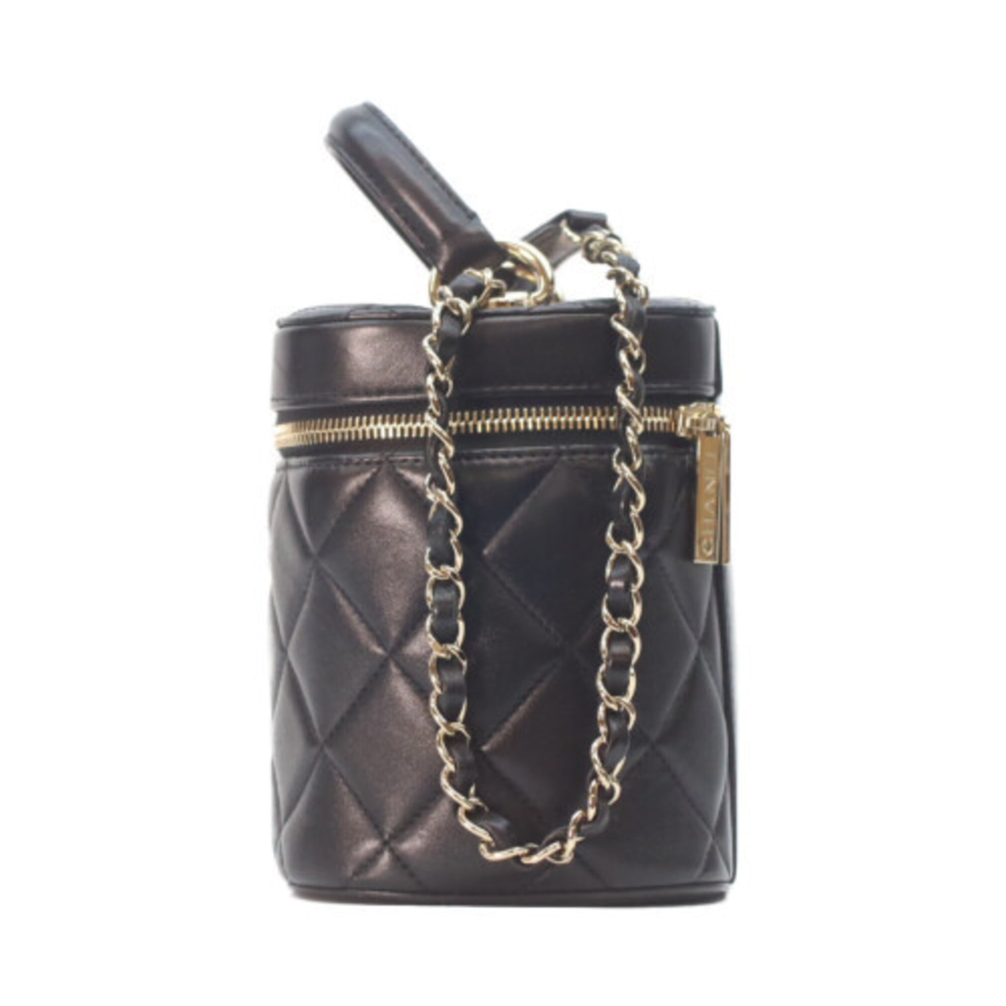 Chanel Black Leather Shoulder Bag (Pre-Owned)