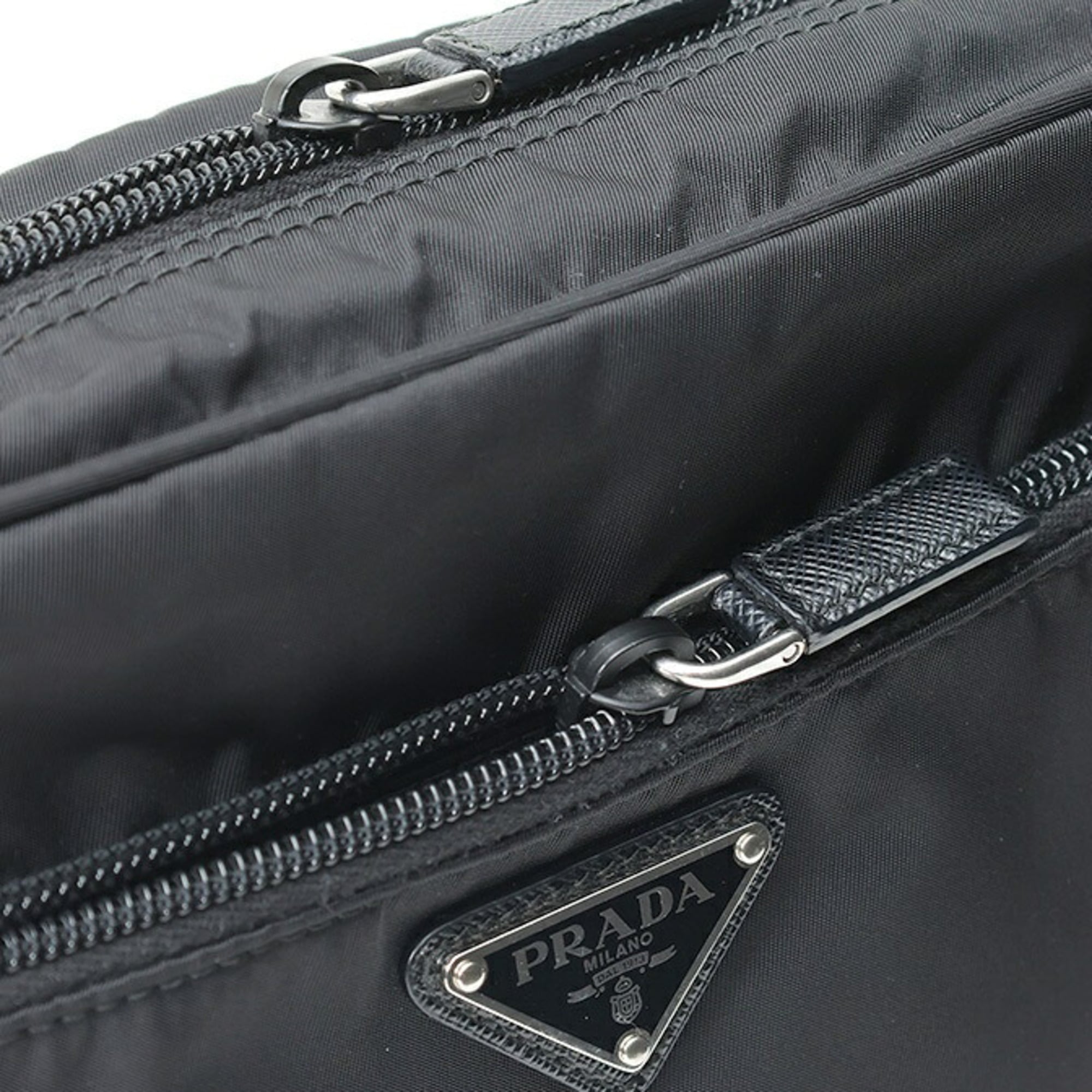 Prada Black Polyamide Shoulder Bag (Pre-Owned)