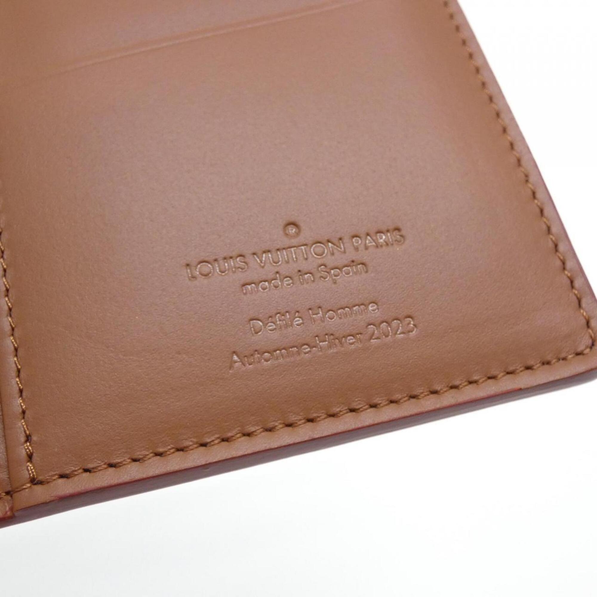 Louis Vuitton Brown Cognac Long Wallet (Bi-Fold) (Pre-Owned)