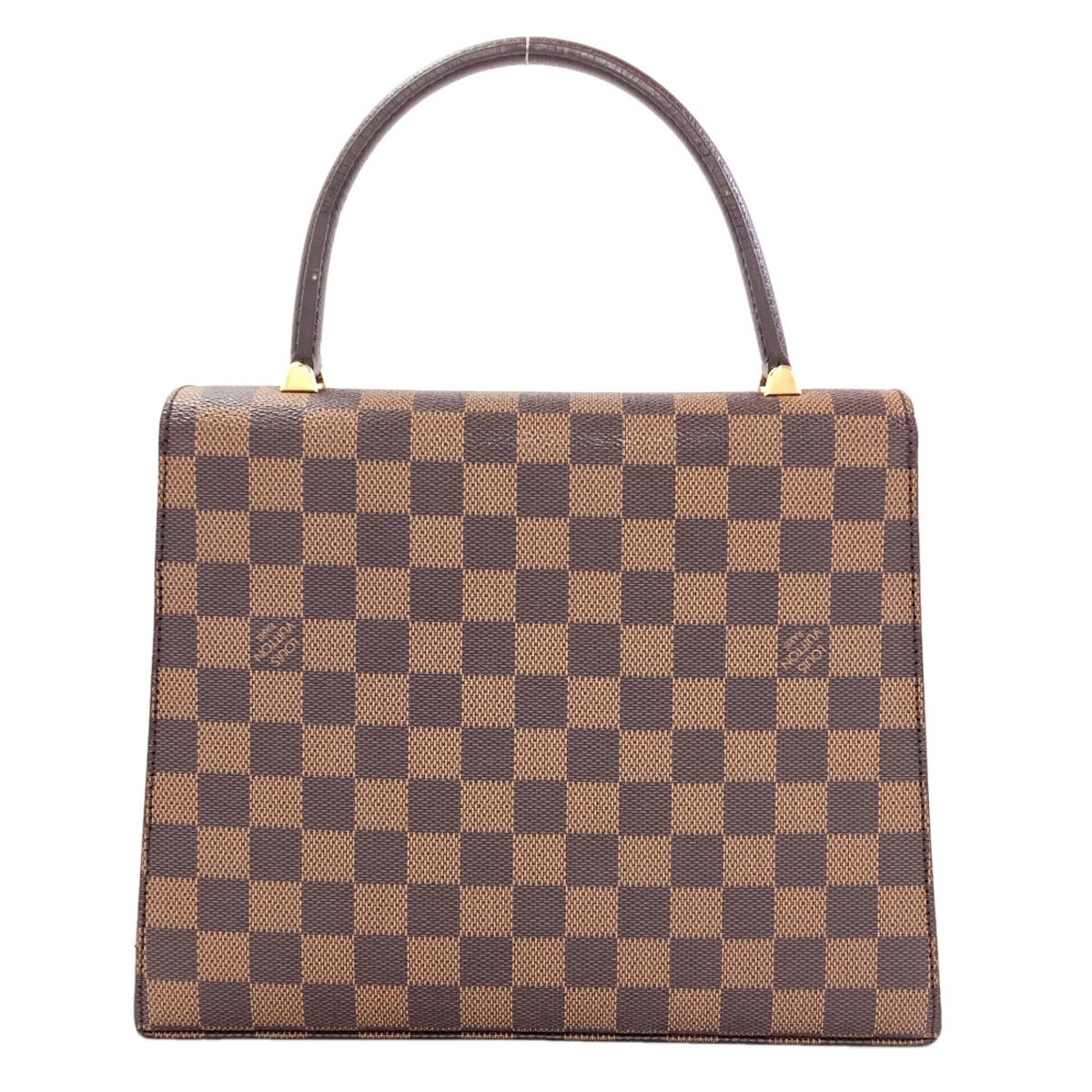 Louis Vuitton Damier Canvas Ebene Damier Canvas Handbag (Pre-Owned)