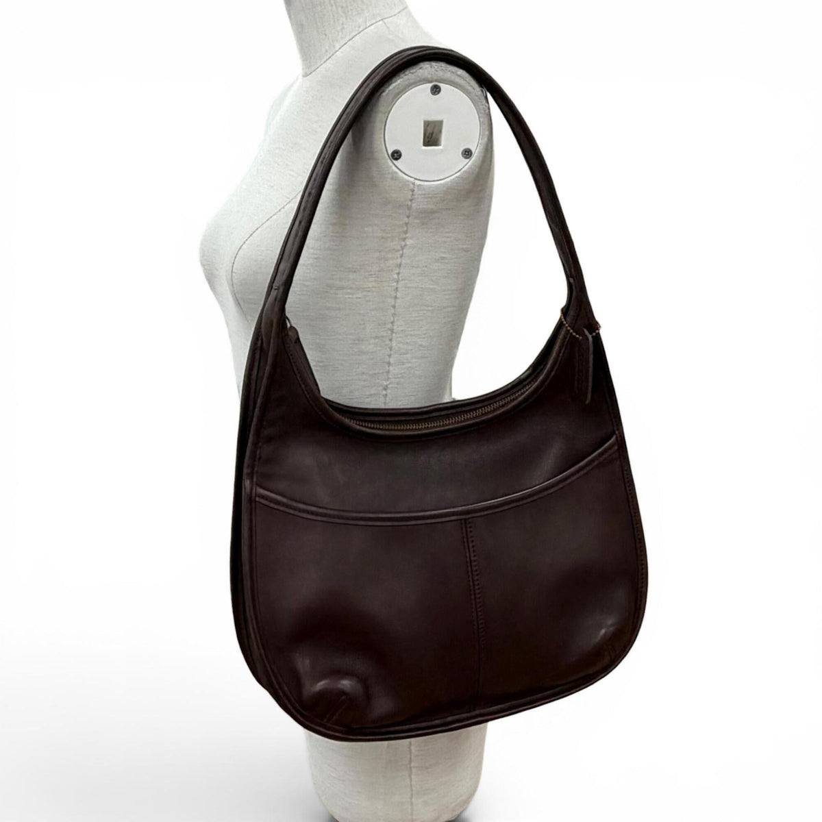 Coach Brown Leather Shoulder Bag (Pre-Owned)