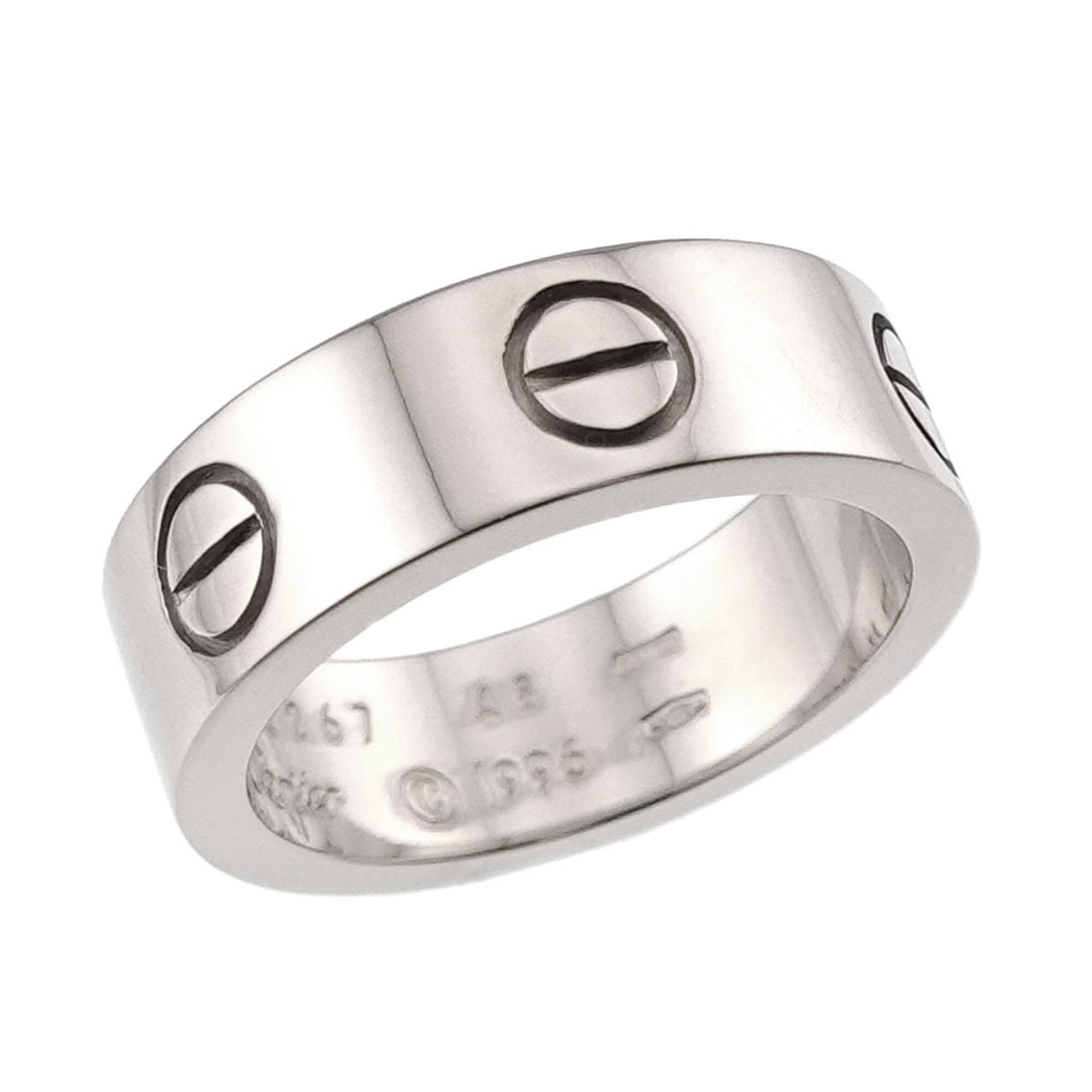 Cartier White Gold (18K) Band Ring (Pre-Owned)
