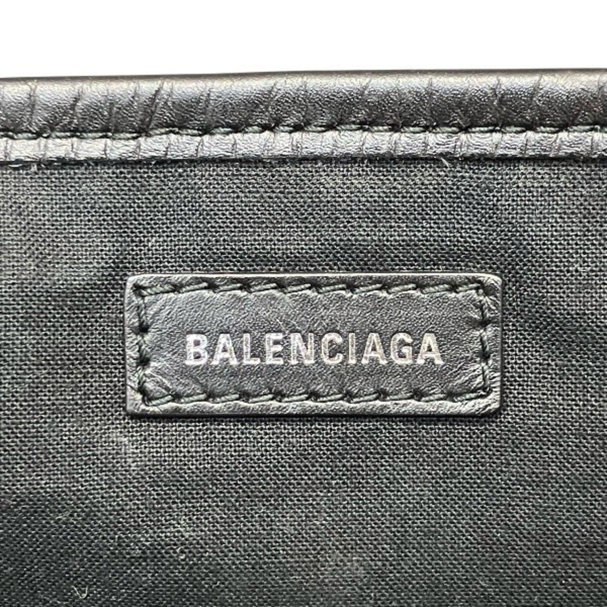 Balenciaga Black White Handbag Shoulder Bag (Pre-Owned)