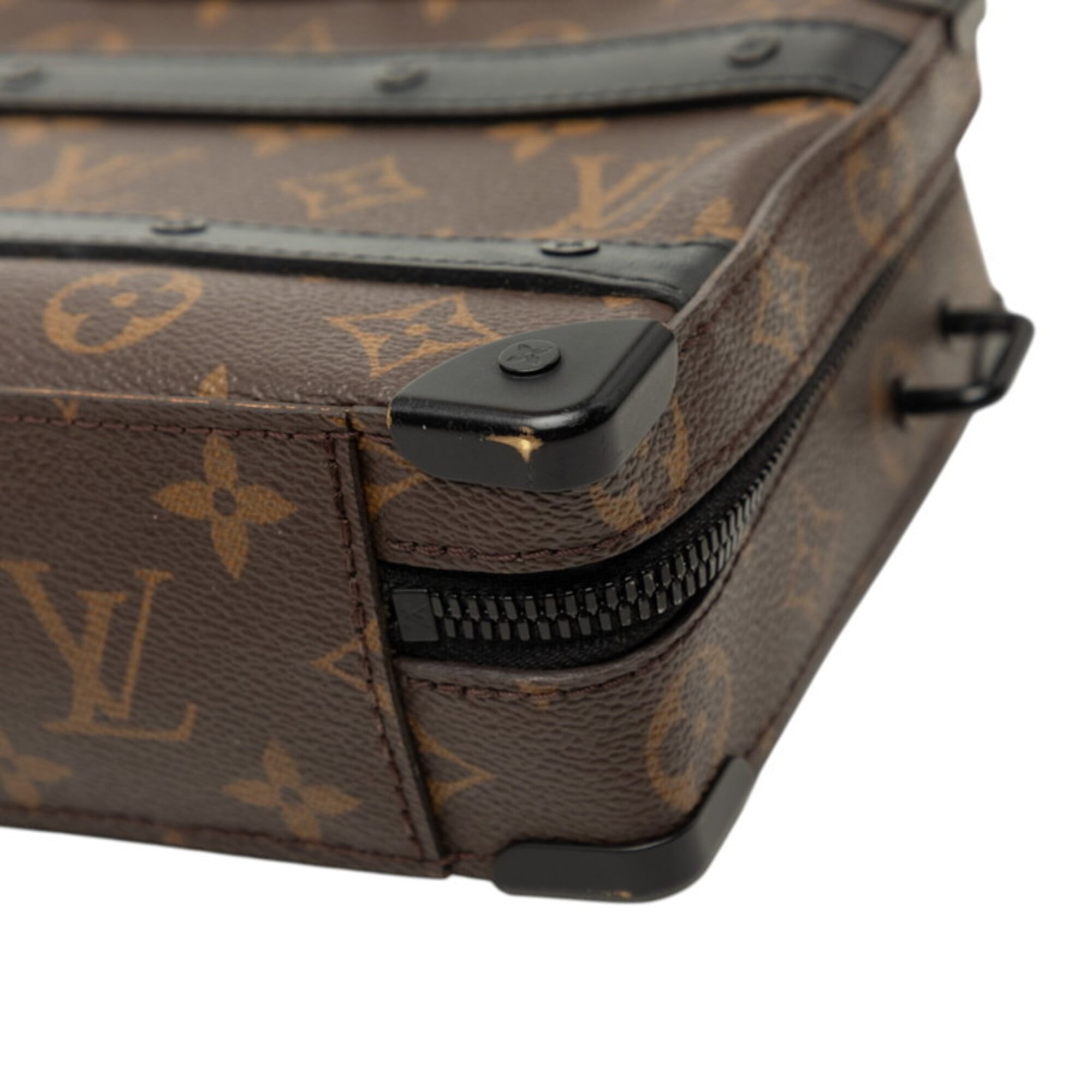 Louis Vuitton Brown Pvc Leather Shoulder Bag (Pre-Owned)