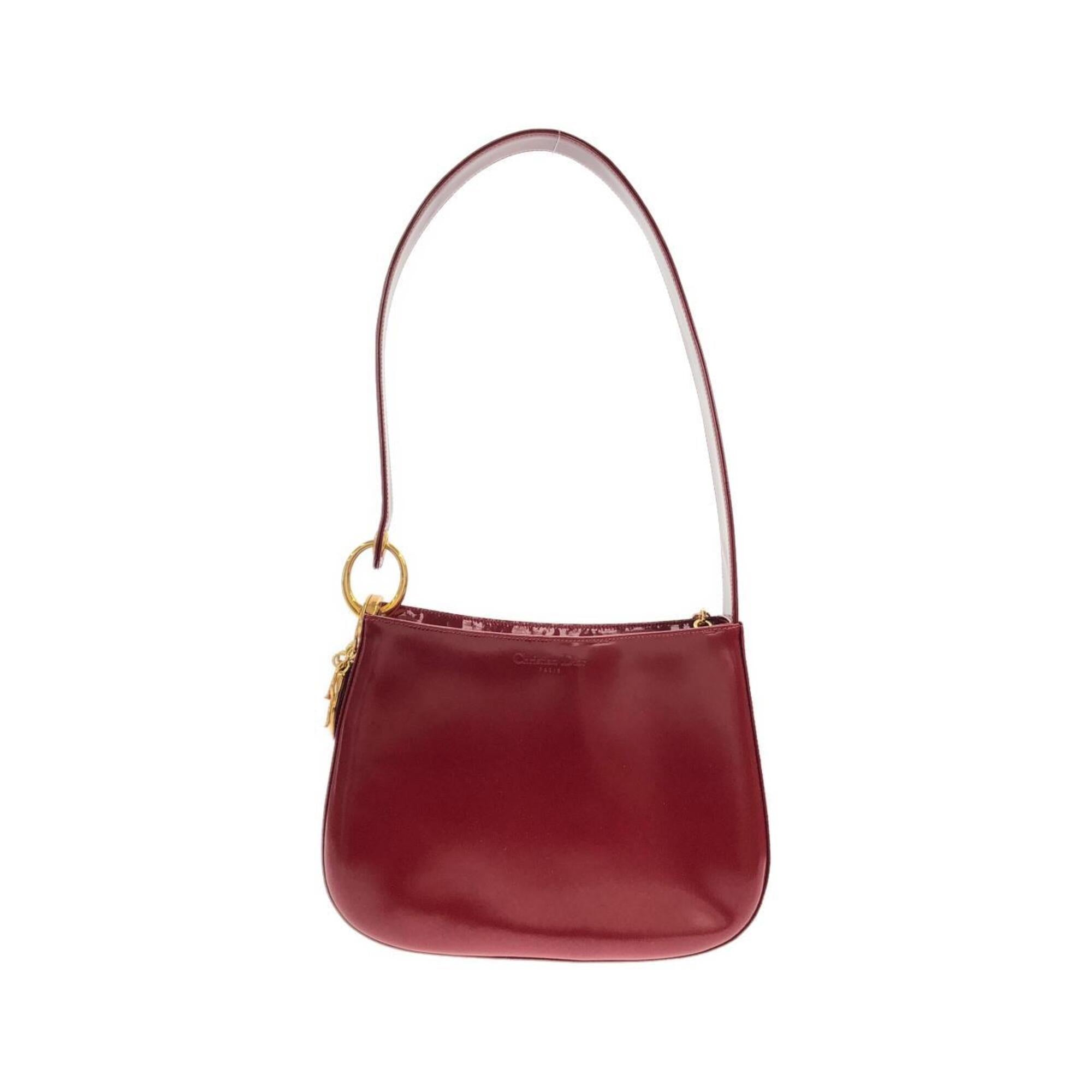 Christian Dior Red Color Leather Shoulder Bag (Pre-Owned)