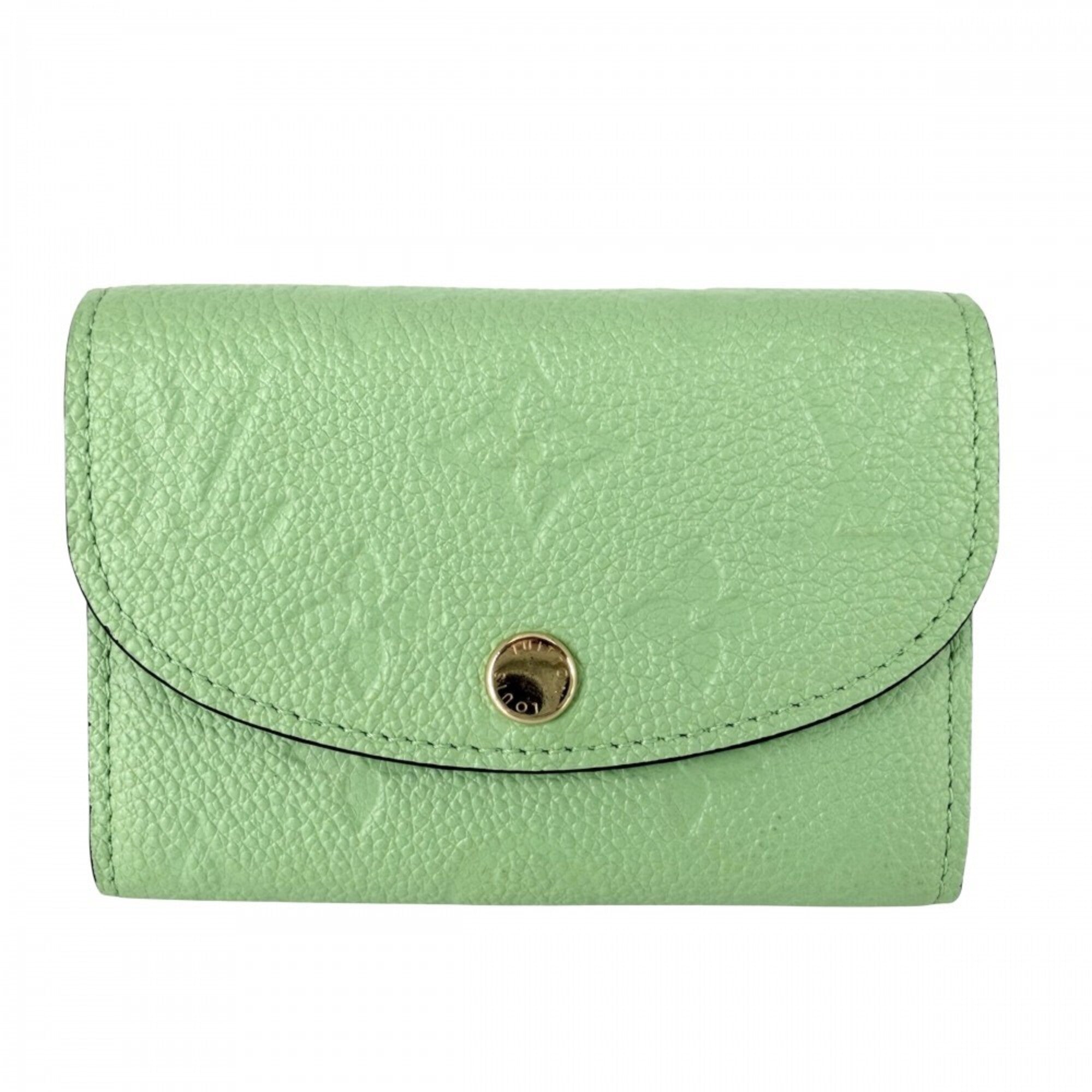 Louis Vuitton Green Monogram Empreinte Wallet (Bi-Fold) (Pre-Owned)