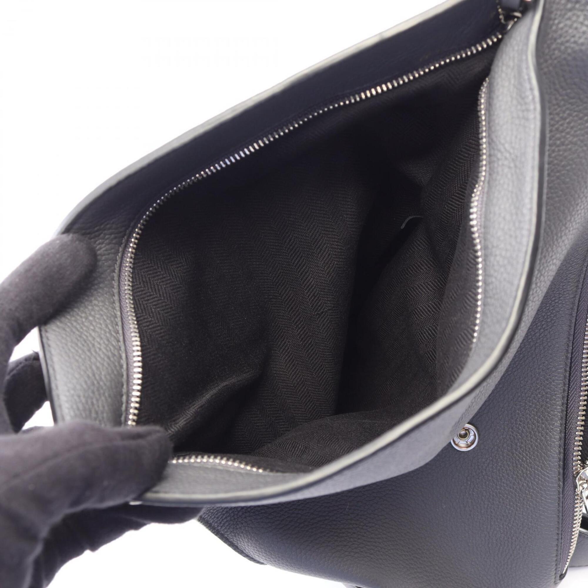 Loewe Gray Leather Fanny Pack Handbag (Pre-Owned)