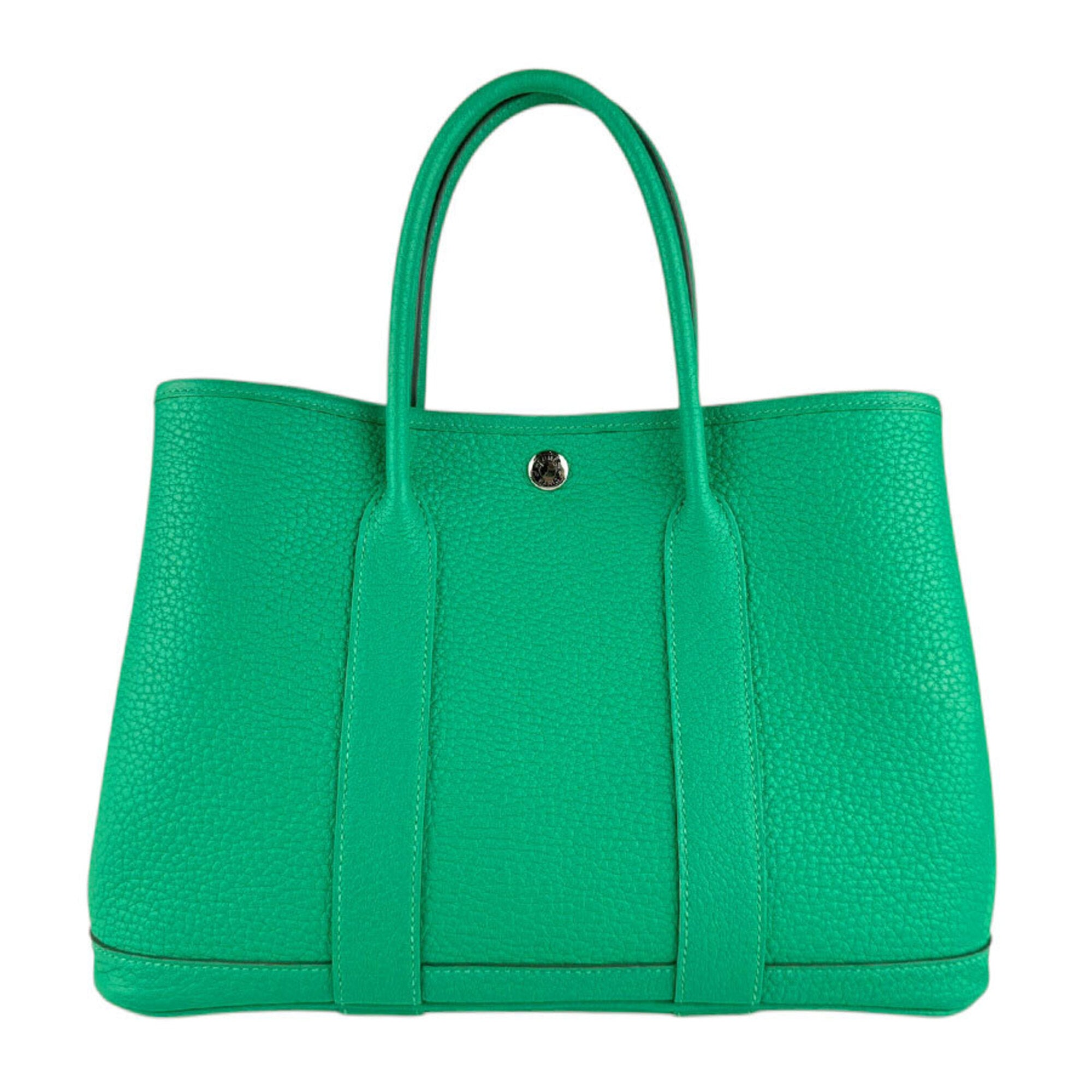 Hermes Mint Green Negonda Leather Handbag (Pre-Owned)