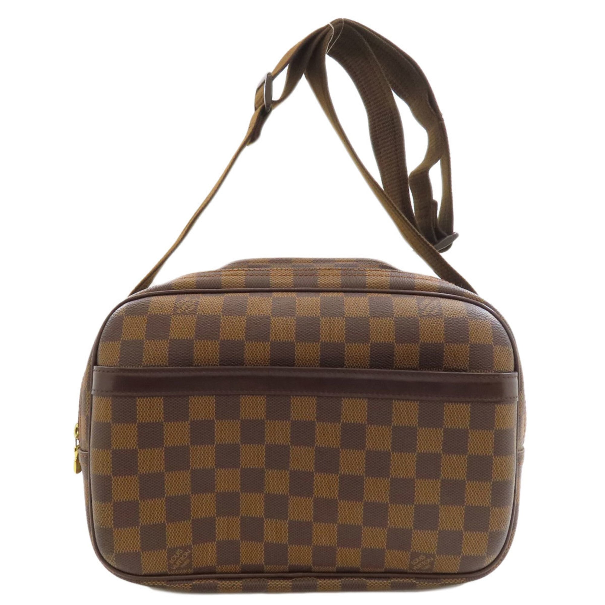 Louis Vuitton Damier Canvas Ebene Damier Canvas Shoulder Bag (Pre-Owned)